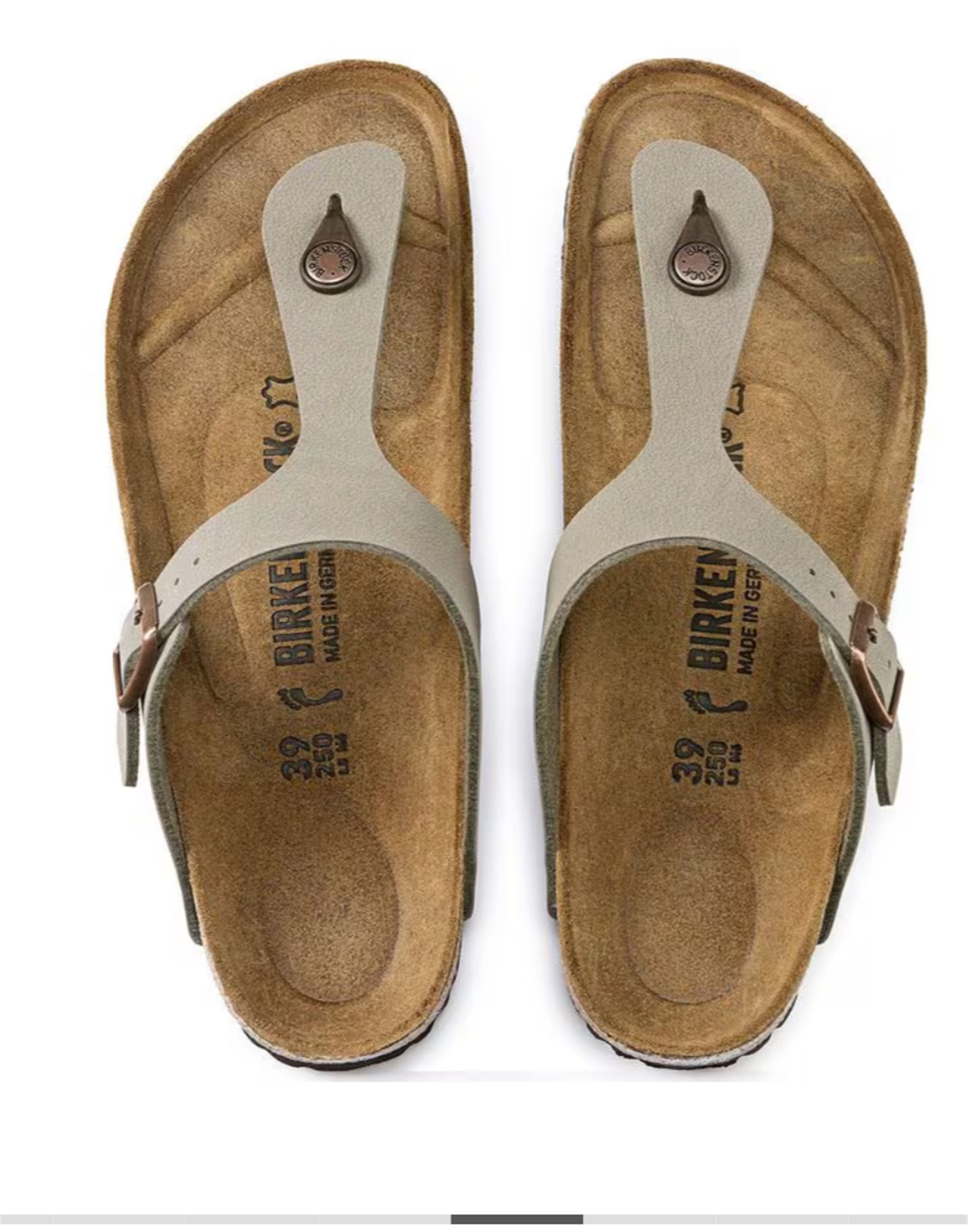 BIRKENSTOCK 043391 Grigio Scarpe Unisex Infradito BIRKENSTOCK 043391 Grigio Scarpe Unisex Infradito