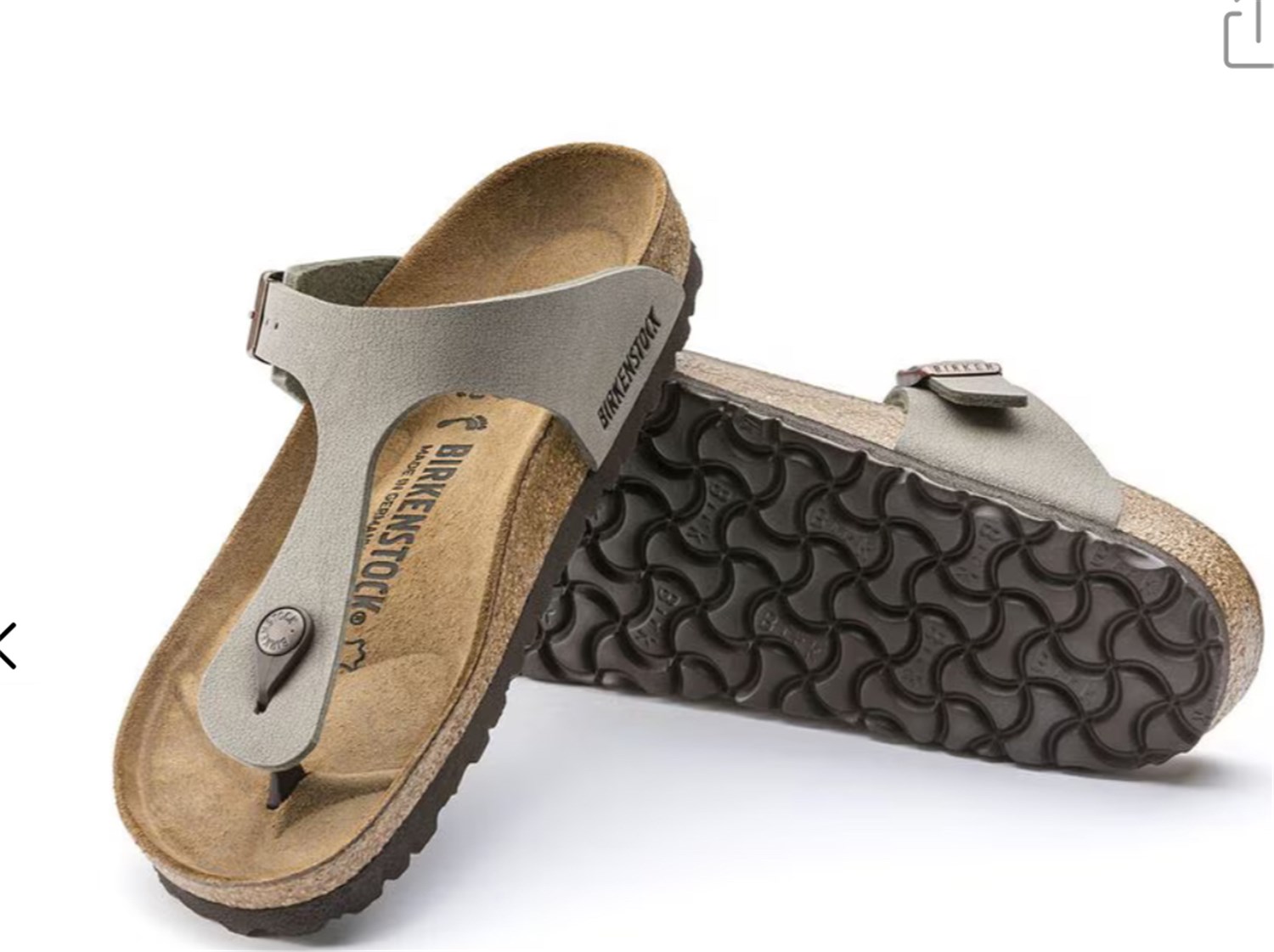BIRKENSTOCK 043391 Grigio Scarpe Unisex Infradito BIRKENSTOCK 043391 Grigio Scarpe Unisex Infradito