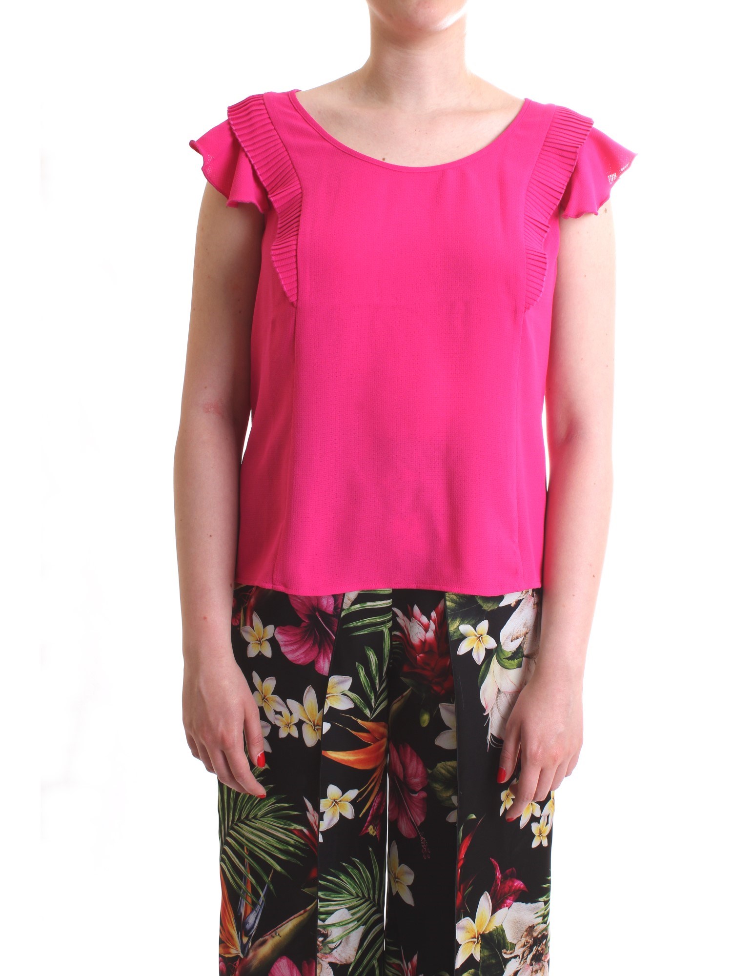 SILVIAN HEACH CVP19240BL Fuchsia Clothing Woman Top SILVIAN HEACH CVP19240BL Fuchsia Clothing Woman Top