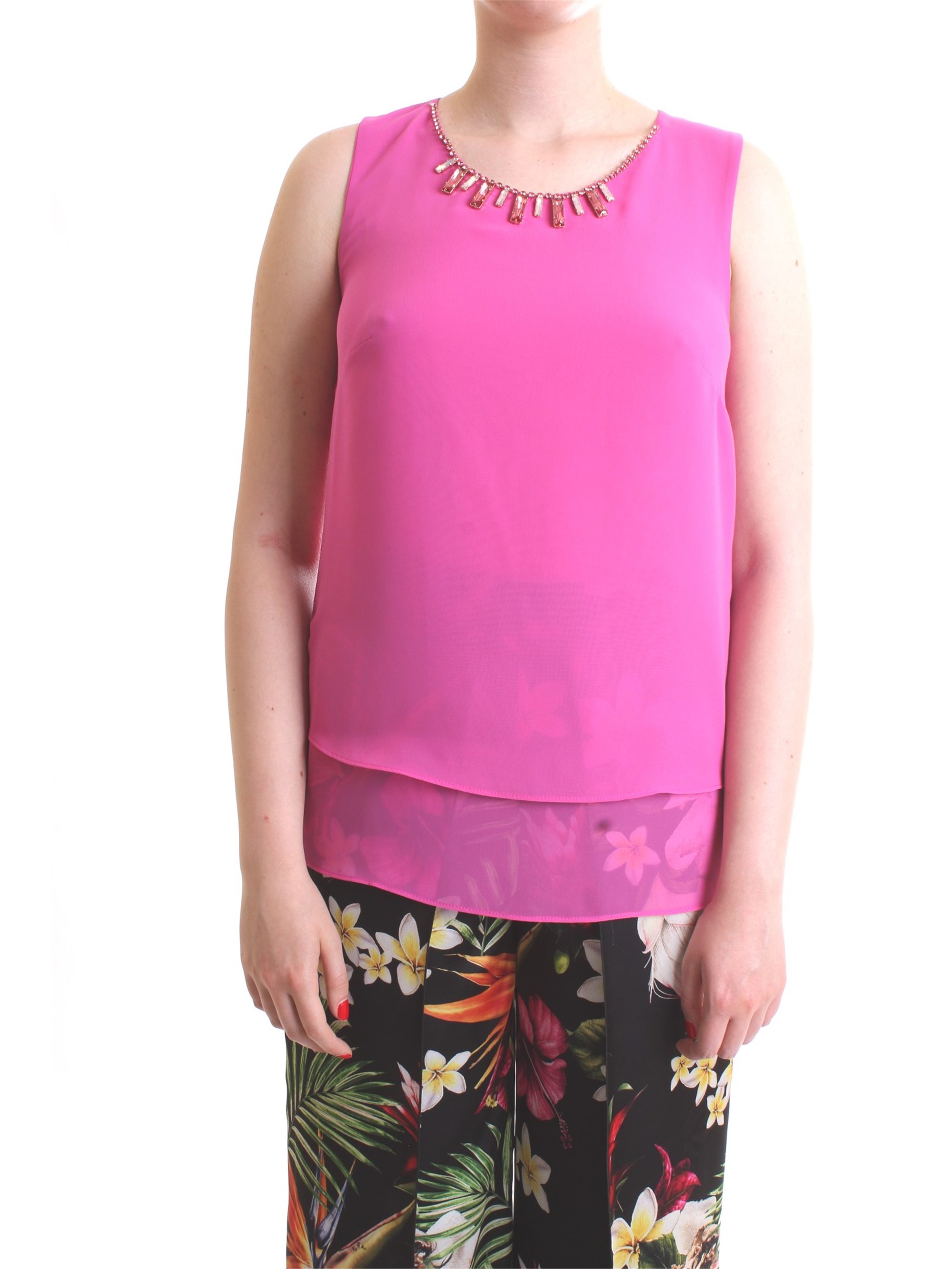 CAMILLA MILANO C1016/T833 Fuchsia Clothing Woman Top CAMILLA MILANO C1016/T833 Fuchsia Clothing Woman Top