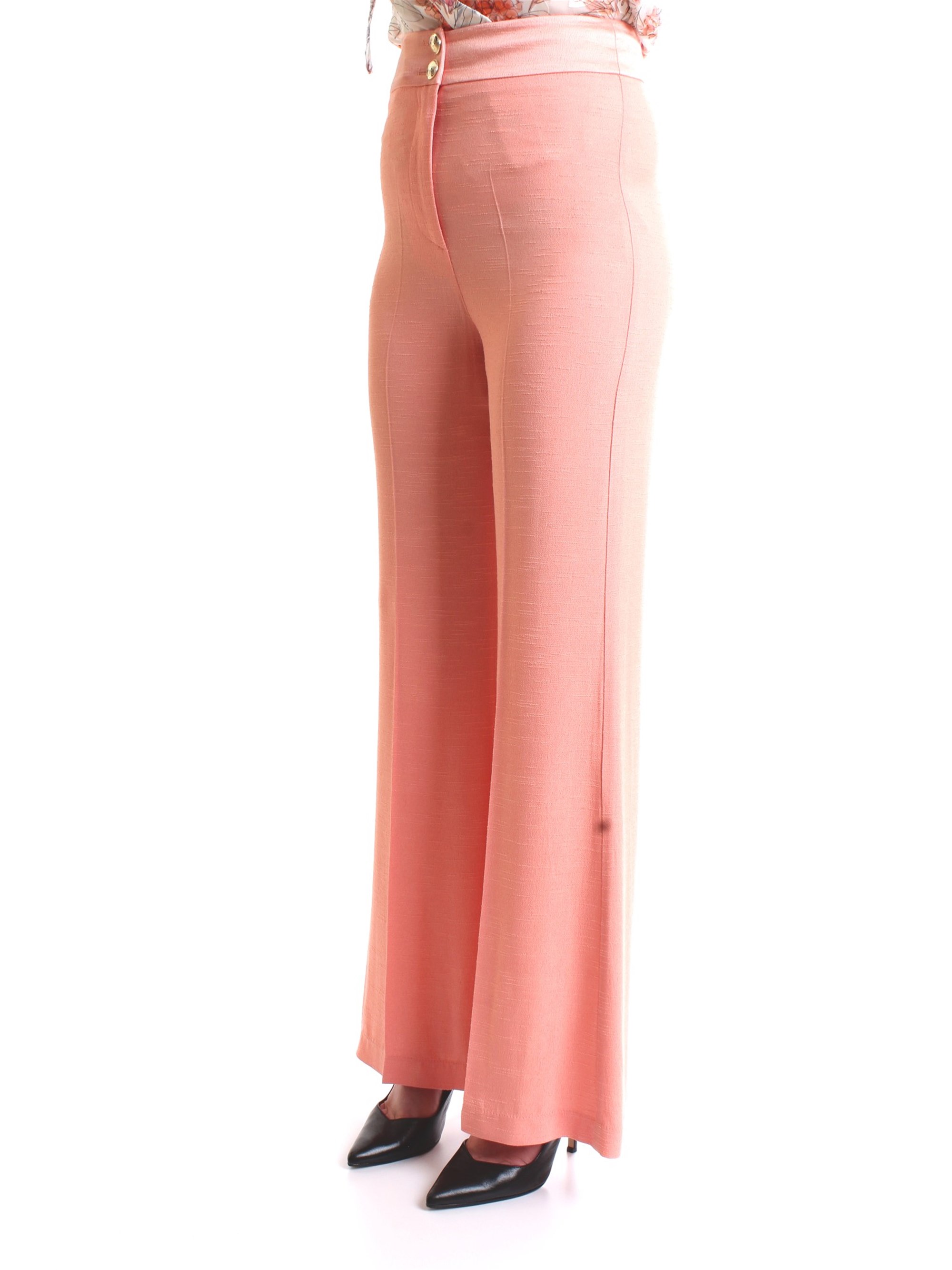 PATRIZIA PEPE 2P1162/A3MF Pink Clothing Woman Trousers PATRIZIA PEPE 2P1162/A3MF Pink Clothing Woman Trousers