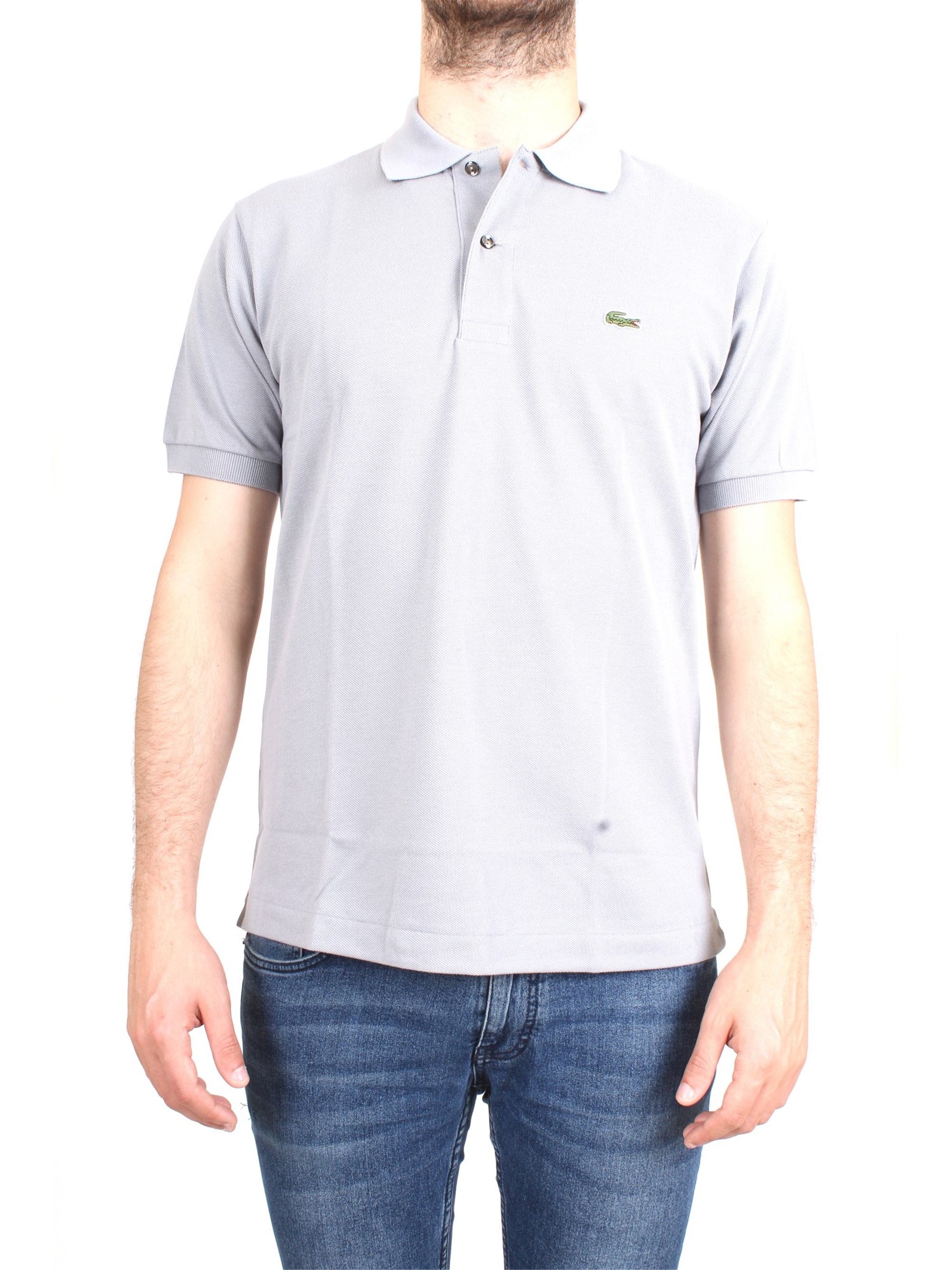 Lacoste L.12.12 Grey Clothing Man Polo shirt Lacoste L.12.12 Grey Clothing Man Polo shirt