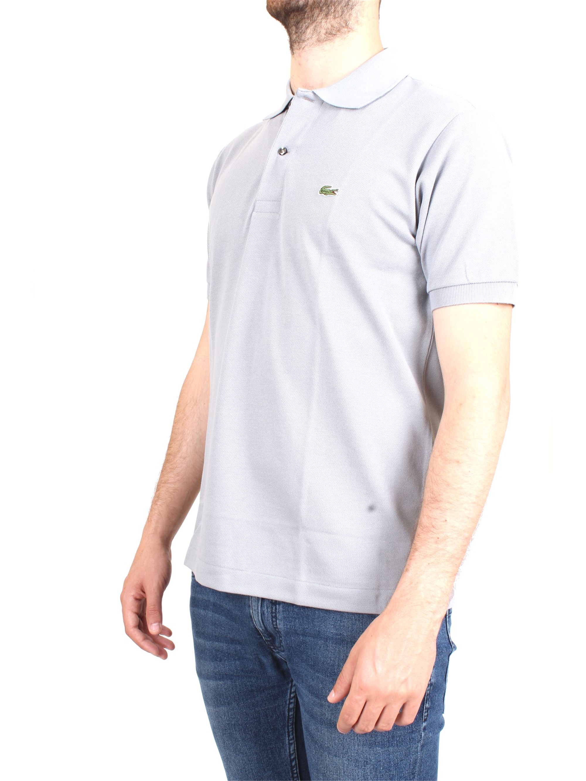 Lacoste L.12.12 Grey Clothing Man Polo shirt Lacoste L.12.12 Grey Clothing Man Polo shirt