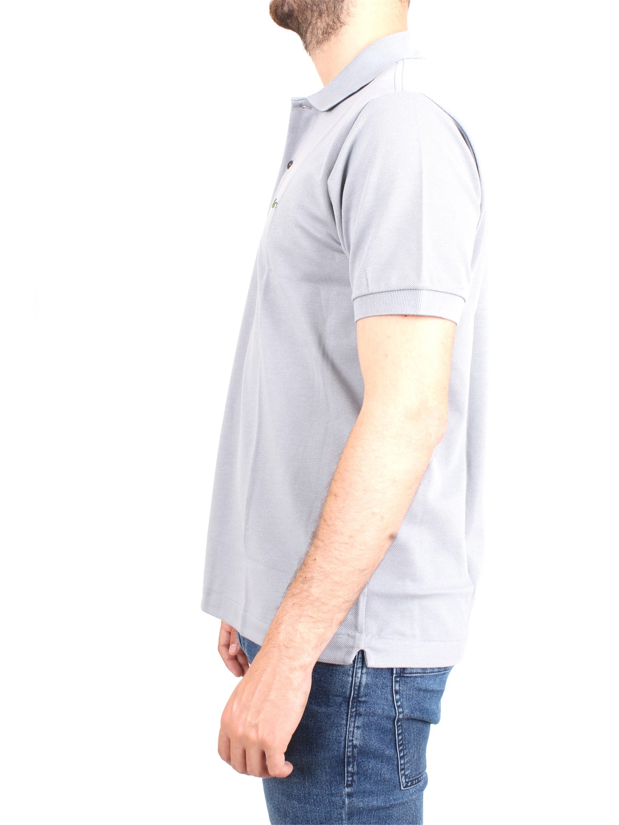Lacoste L.12.12 Grey Clothing Man Polo shirt Lacoste L.12.12 Grey Clothing Man Polo shirt