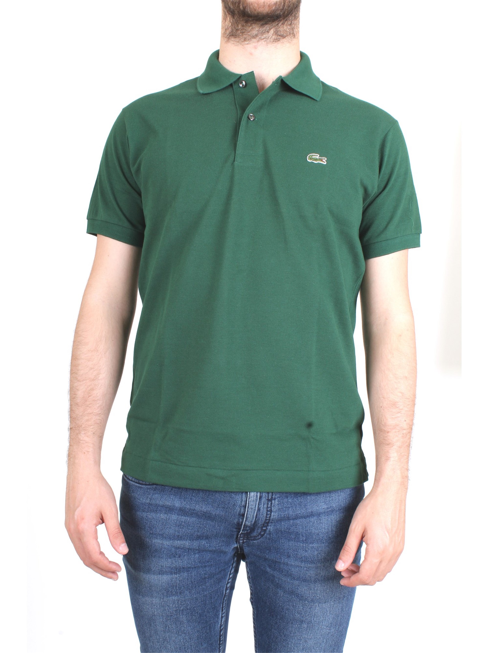 Lacoste L.12.12 Green Clothing Man Polo shirt Lacoste L.12.12 Green Clothing Man Polo shirt