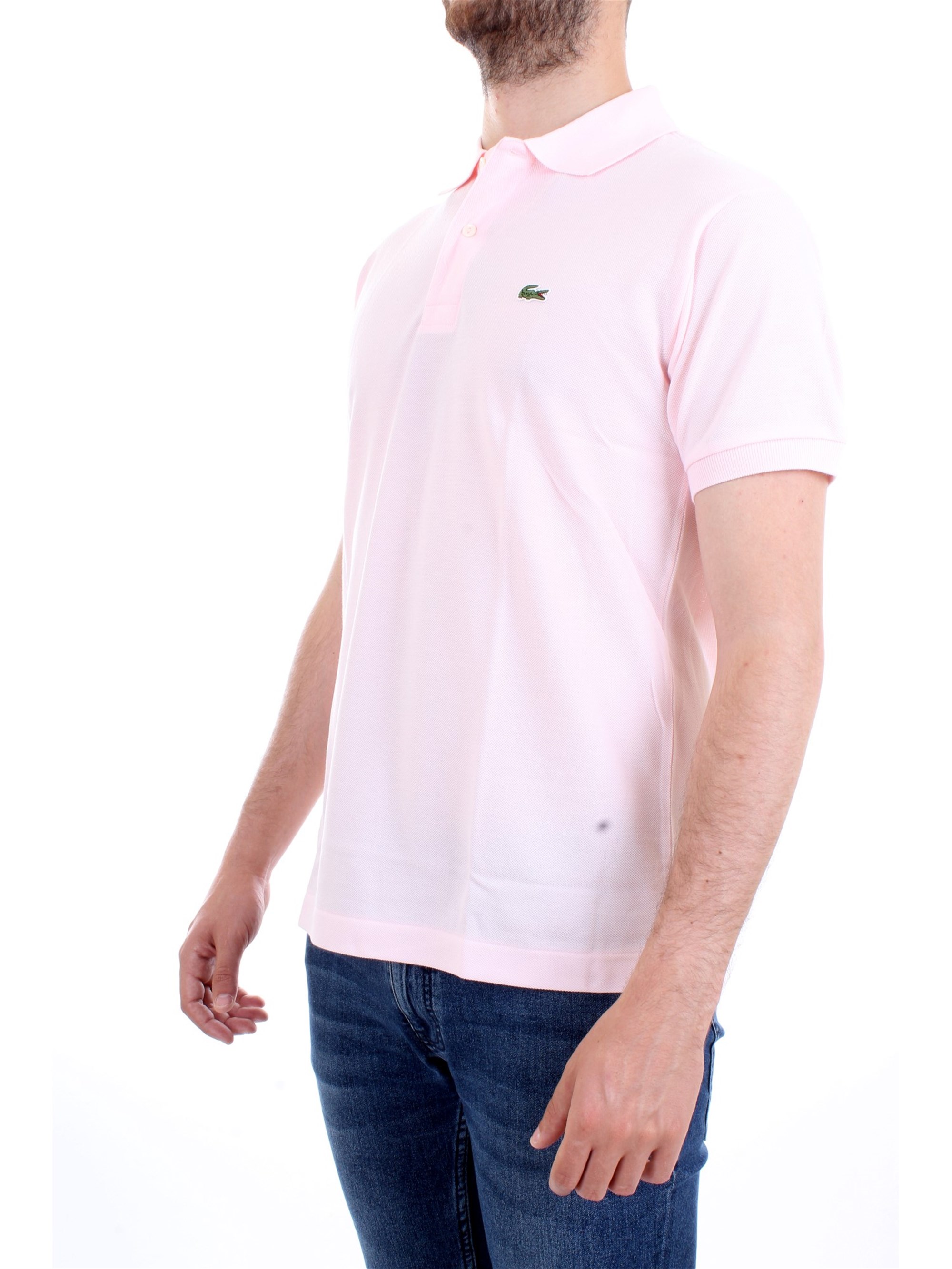 Lacoste L.12.12 Pink Clothing Man Polo shirt Lacoste L.12.12 Pink Clothing Man Polo shirt