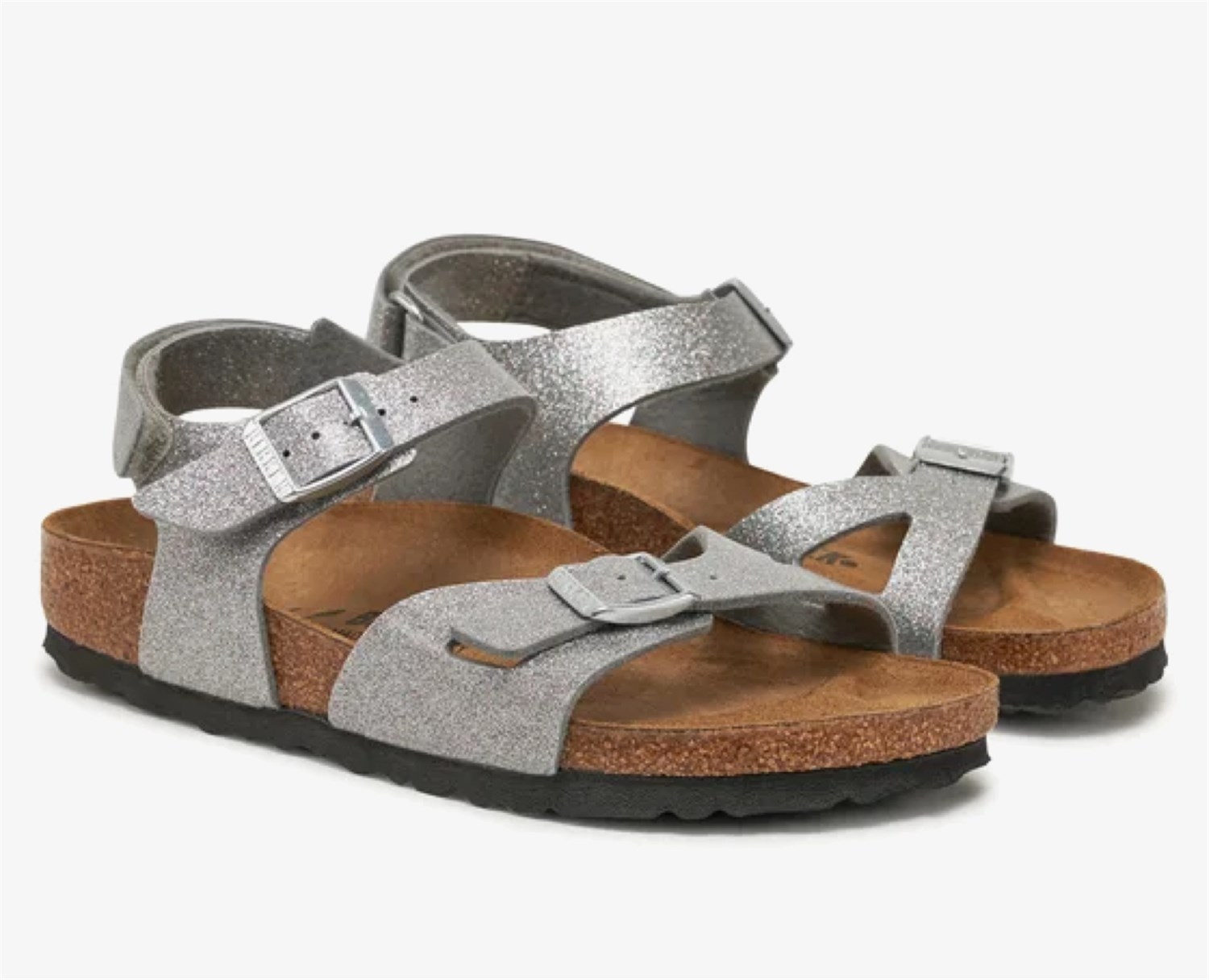 BIRKENSTOCK 1029477 Argento Scarpe Bambina Sandali BIRKENSTOCK 1029477 Argento Scarpe Bambina Sandali
