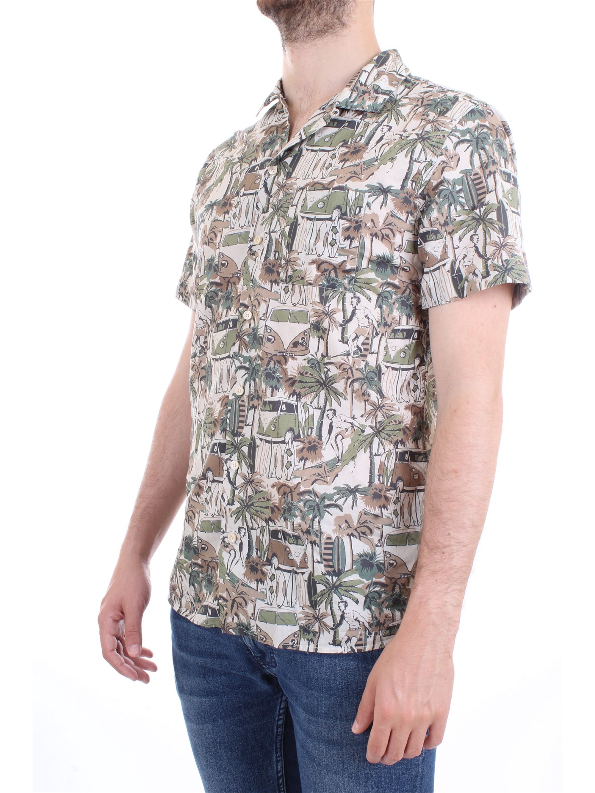 XACUS 41540 001 Beige Clothing Man Shirt XACUS 41540 001 Beige Clothing Man Shirt