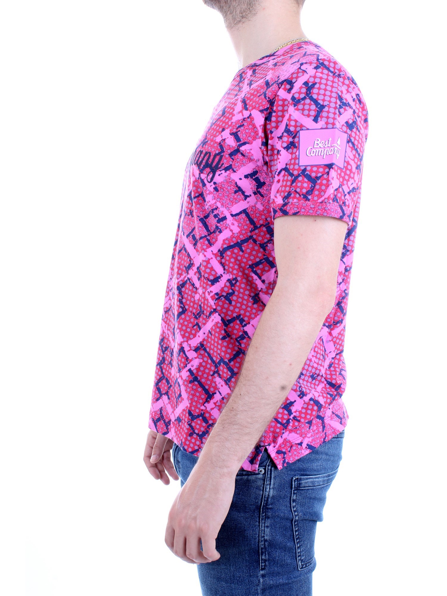 BEST COMPANY 692039 Fuchsia Clothing Man T-Shirt/Polo BEST COMPANY 692039 Fuchsia Clothing Man T-Shirt/Polo
