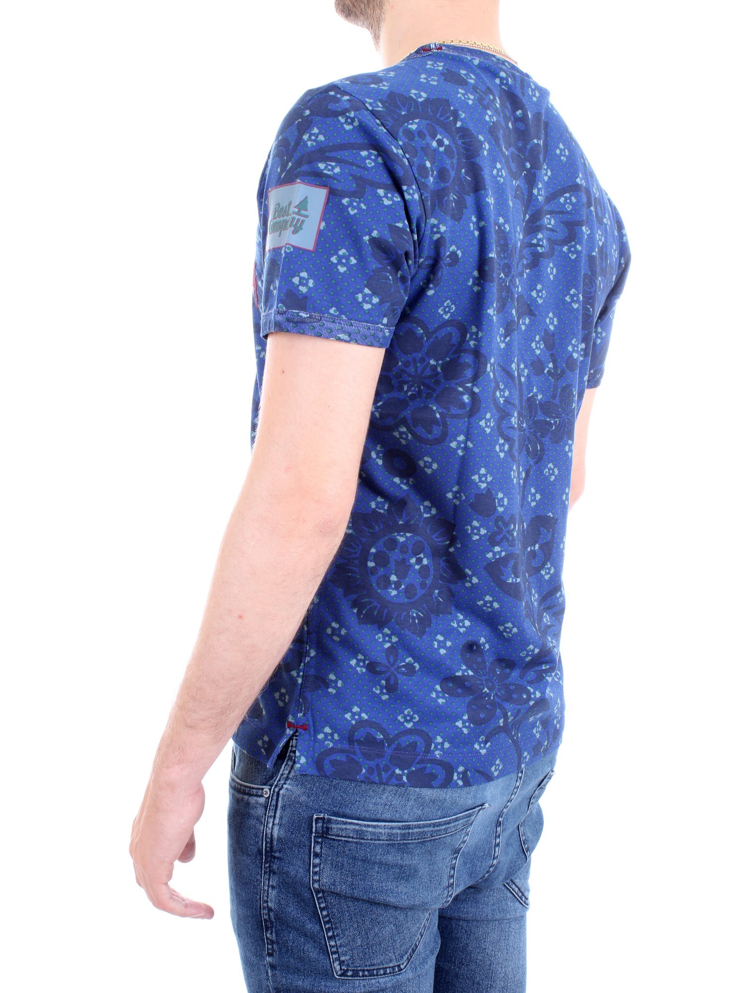 BEST COMPANY 692039 Blue Clothing Man T-Shirt/Polo BEST COMPANY 692039 Blue Clothing Man T-Shirt/Polo