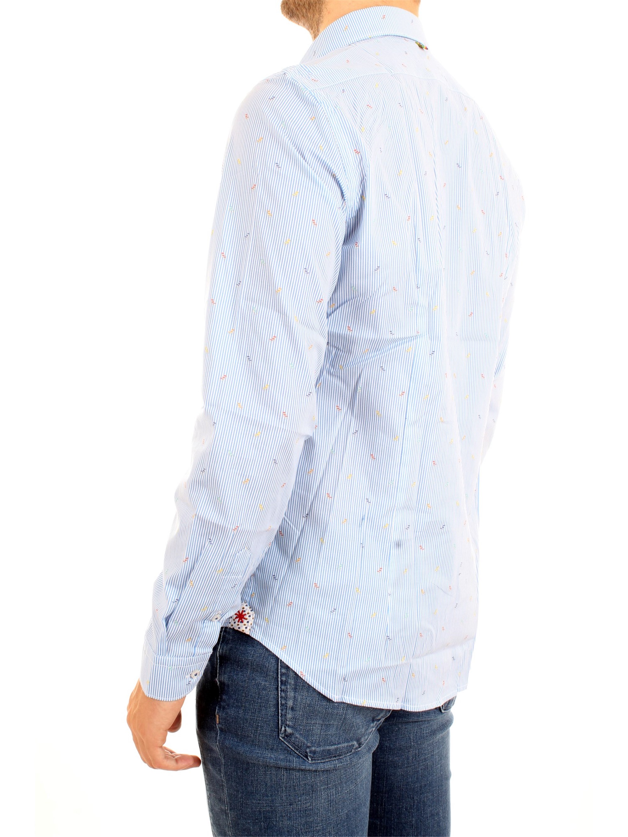 MANUEL RITZ 2632E602L193293 Light blue Clothing Man Shirt MANUEL RITZ 2632E602L193293 Light blue Clothing Man Shirt