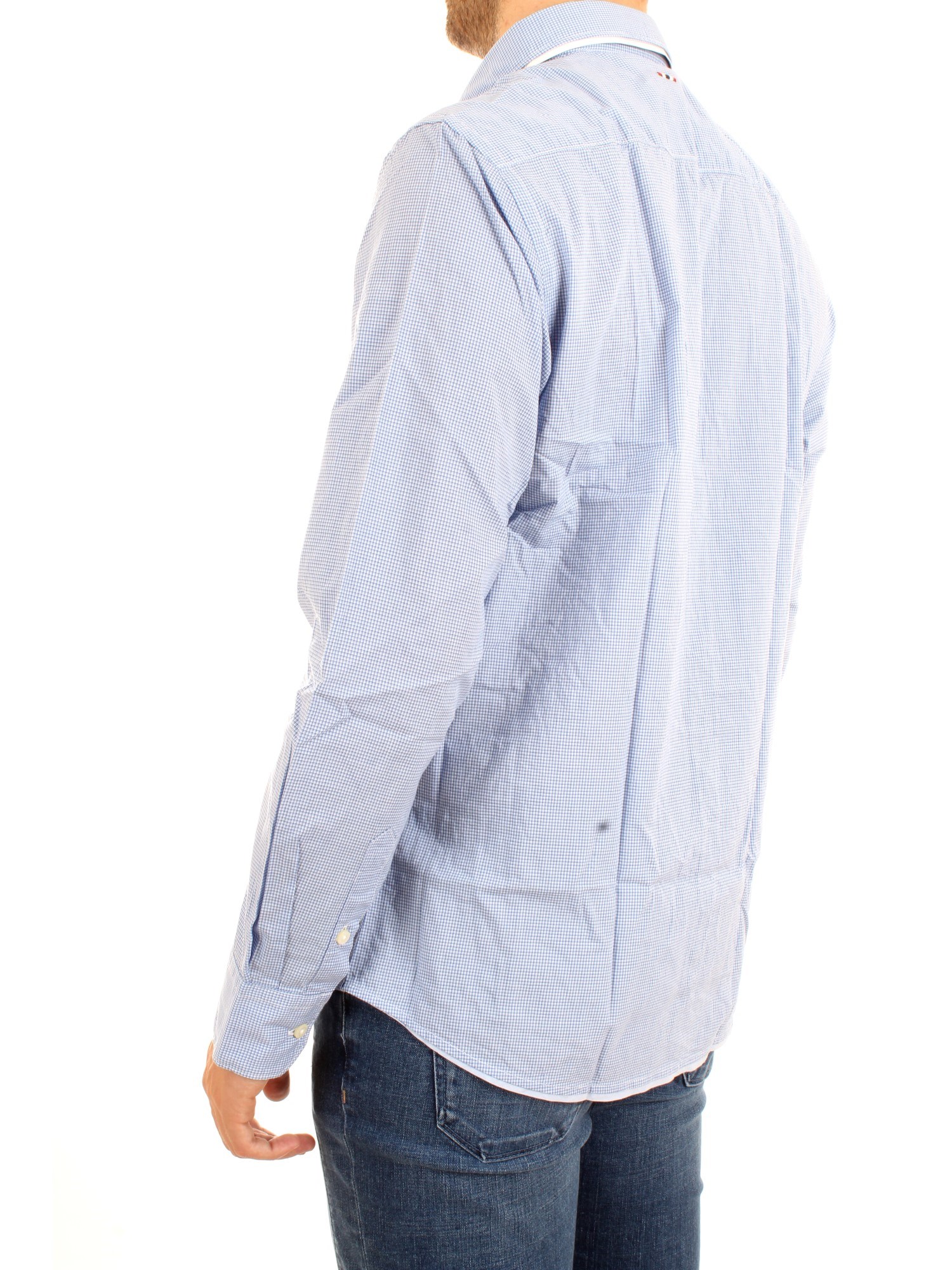 NAPAPIJRI N0YHEL Light blue Clothing Man Shirt NAPAPIJRI N0YHEL Light blue Clothing Man Shirt