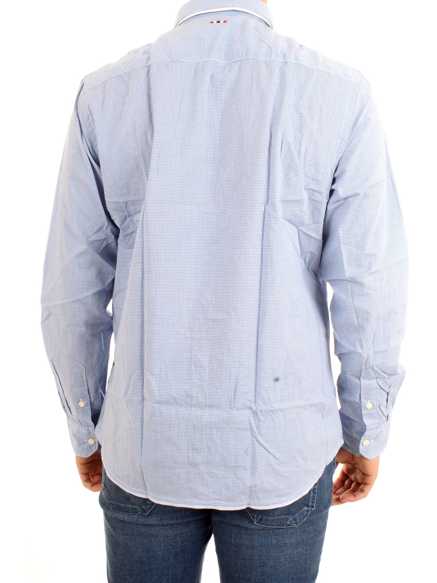 NAPAPIJRI N0YHEL Light blue Clothing Man Shirt NAPAPIJRI N0YHEL Light blue Clothing Man Shirt