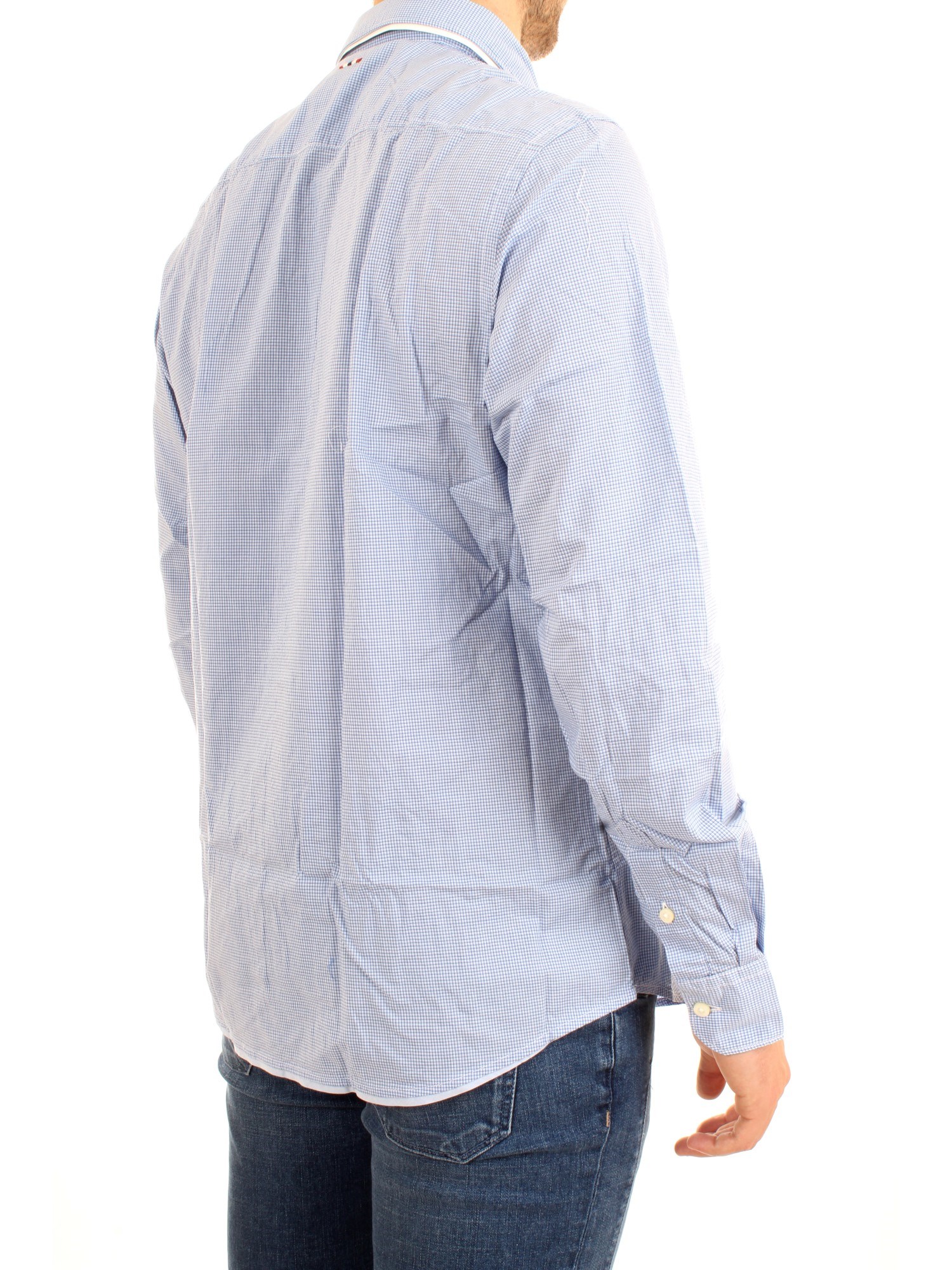 NAPAPIJRI N0YHEL Light blue Clothing Man Shirt NAPAPIJRI N0YHEL Light blue Clothing Man Shirt