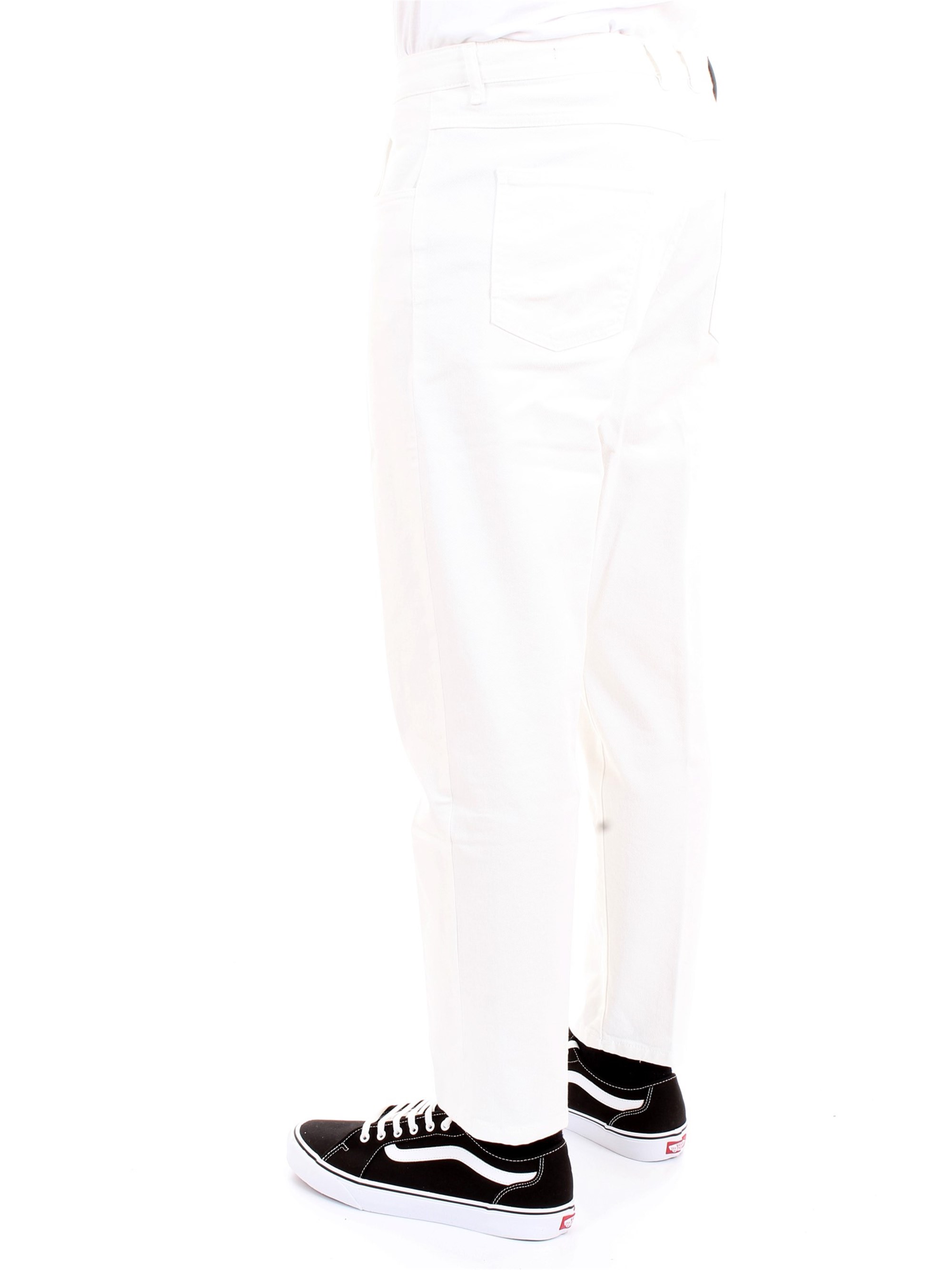 Officina36 0228906866 White Clothing Man Jeans Officina36 0228906866 White Clothing Man Jeans