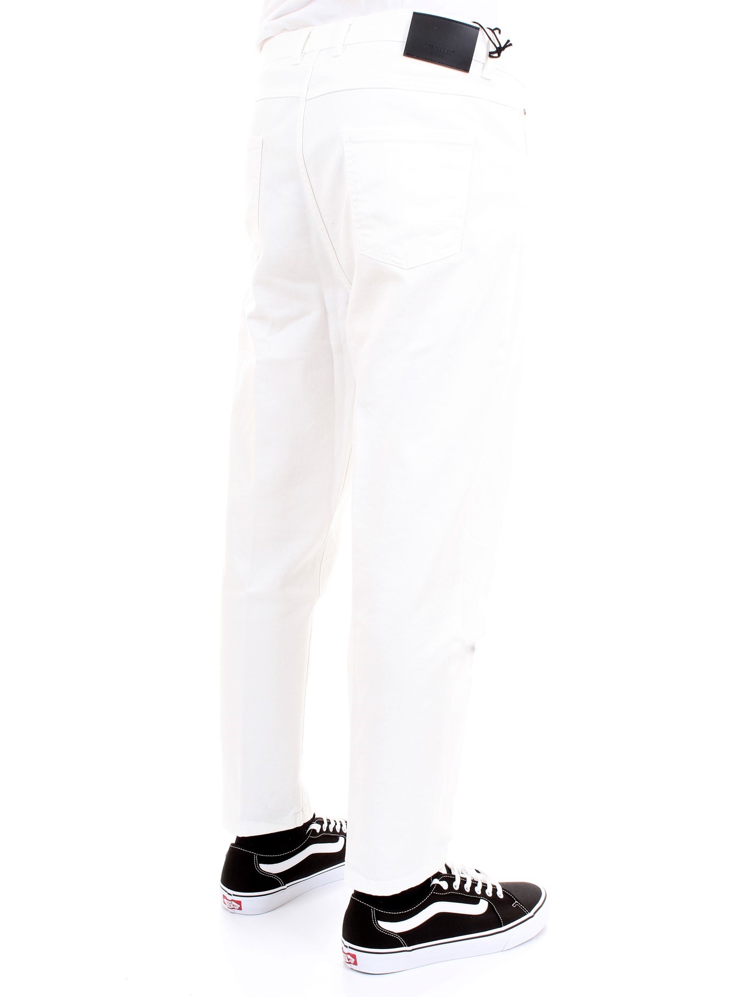 Officina36 0228906866 White Clothing Man Jeans Officina36 0228906866 White Clothing Man Jeans