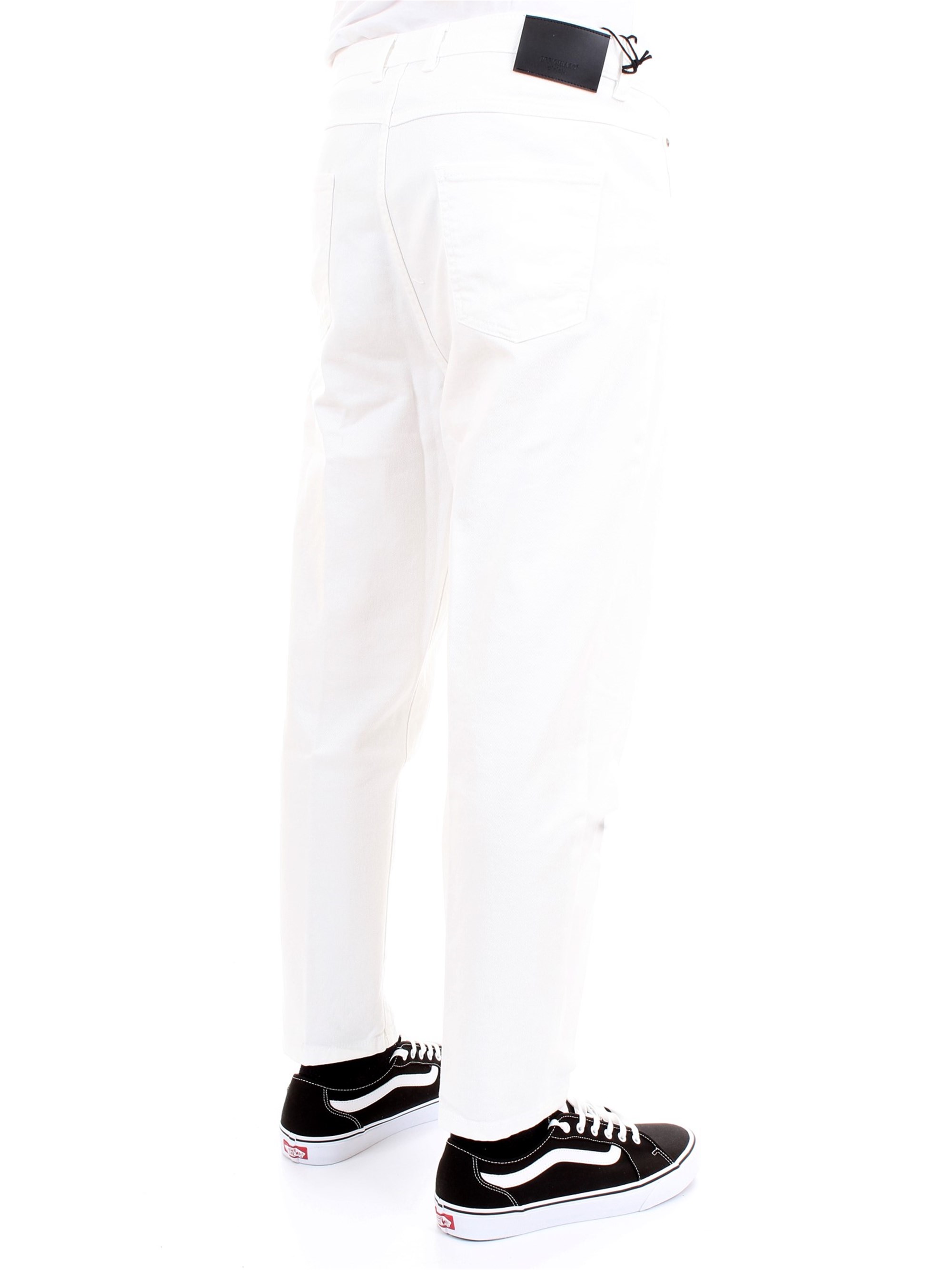 Officina36 0228906866 White Clothing Man Jeans Officina36 0228906866 White Clothing Man Jeans