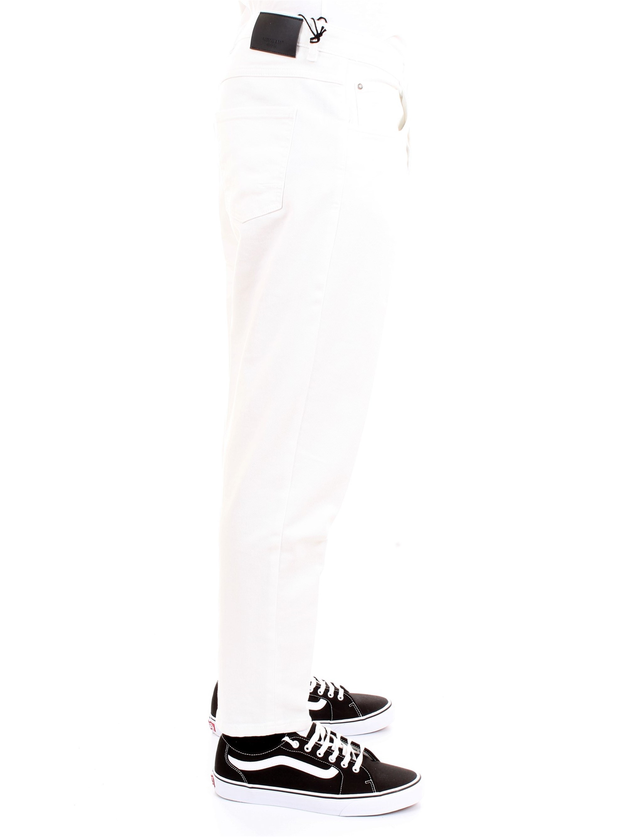Officina36 0228906866 White Clothing Man Jeans Officina36 0228906866 White Clothing Man Jeans