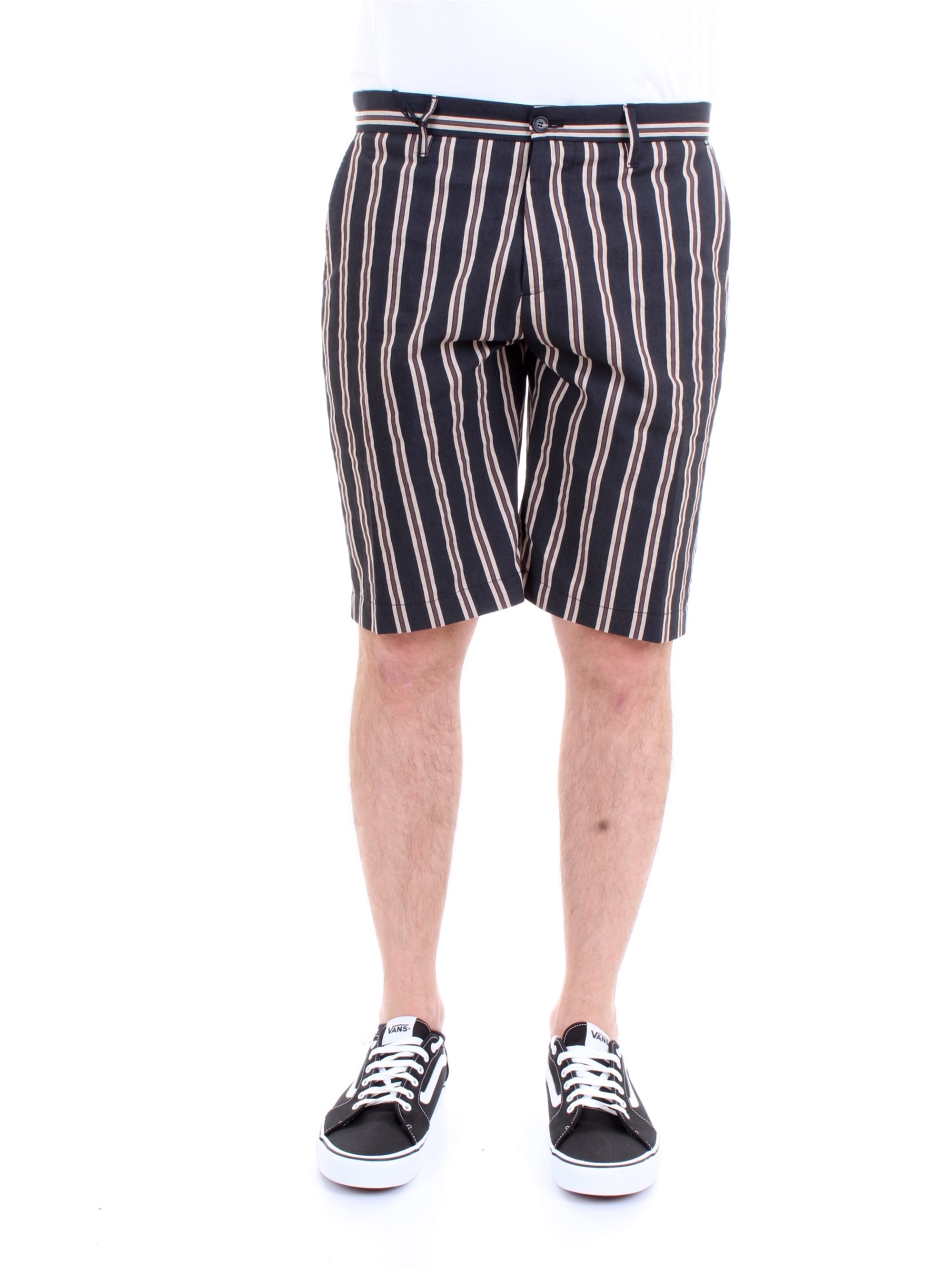 Officina36 02545068 Black Clothing Man Trousers Officina36 02545068 Black Clothing Man Trousers