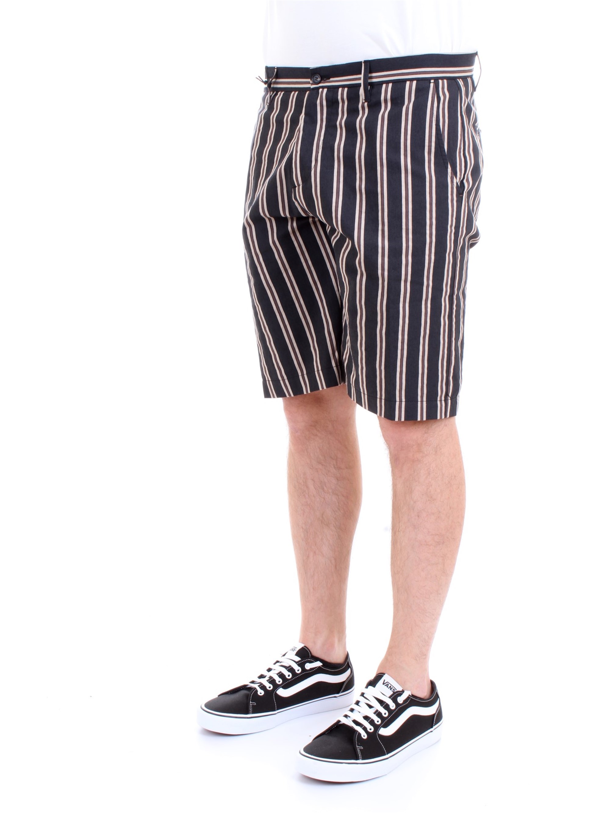 Officina36 02545068 Black Clothing Man Trousers Officina36 02545068 Black Clothing Man Trousers