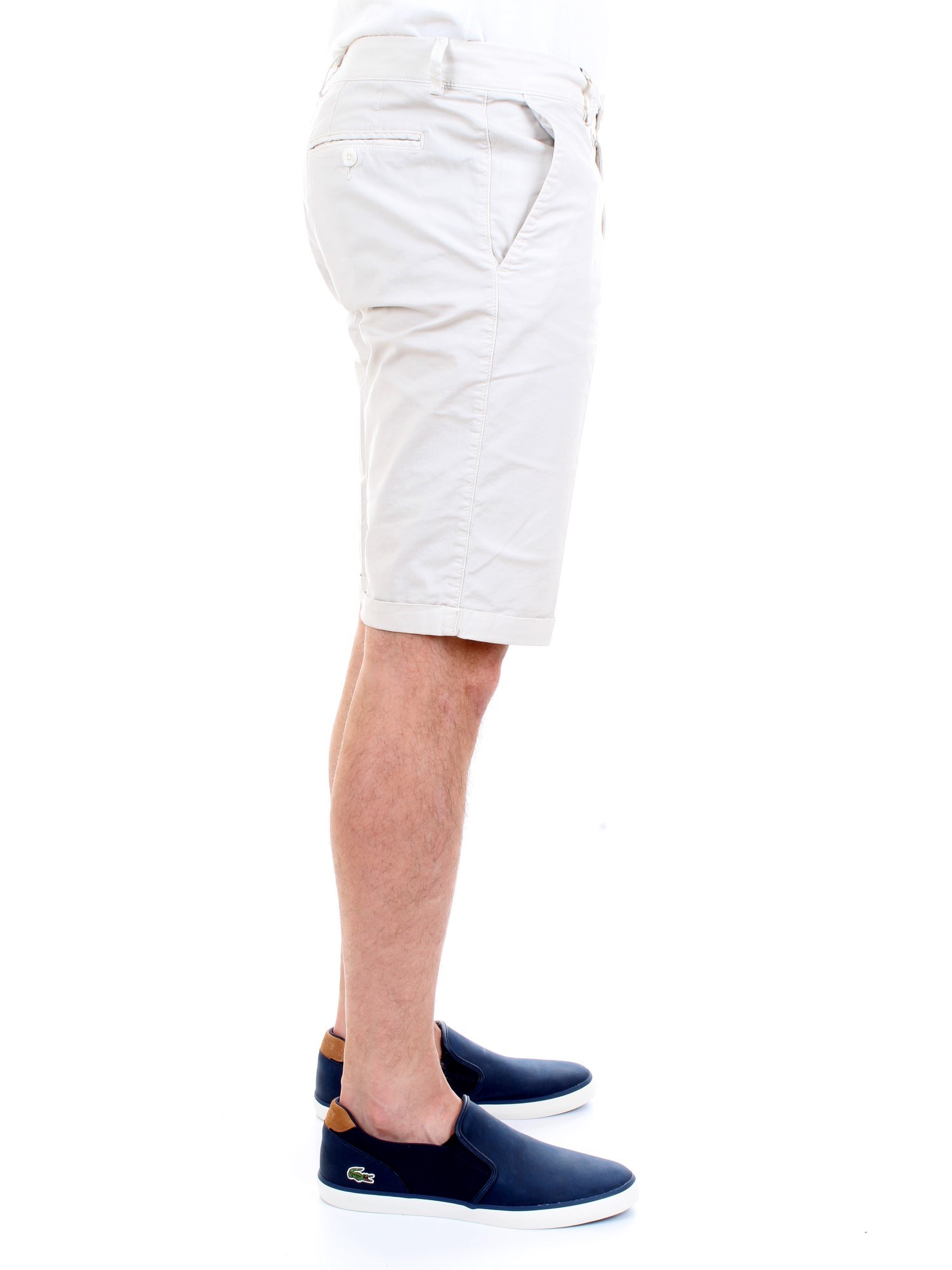 AERONAUTICA MILITARE 191BE071CT1868 White Clothing Man Trousers AERONAUTICA MILITARE 191BE071CT1868 White Clothing Man Trousers