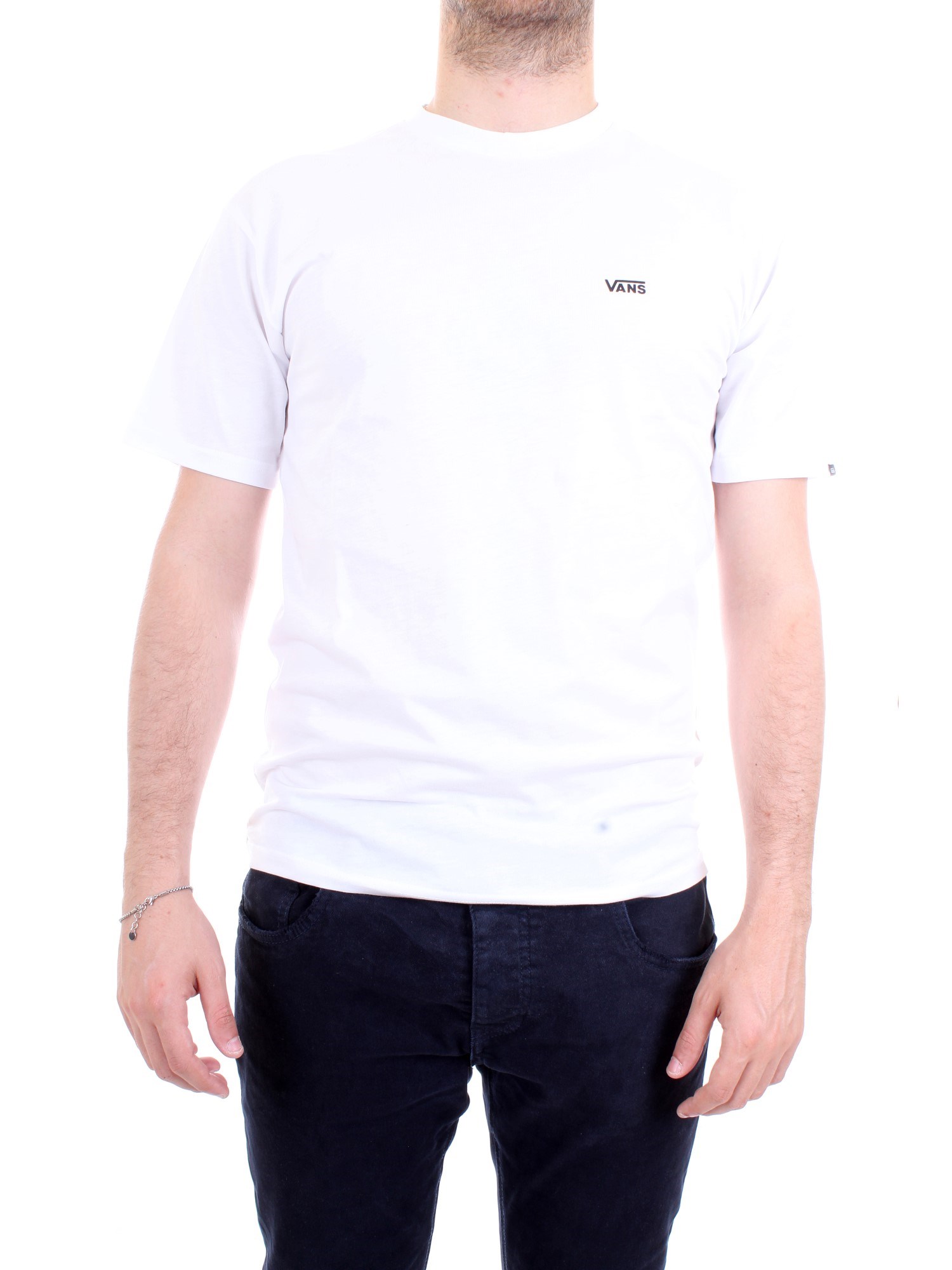 VANS VN0A3CZE White Clothing Man T-Shirt/Polo VANS VN0A3CZE White Clothing Man T-Shirt/Polo
