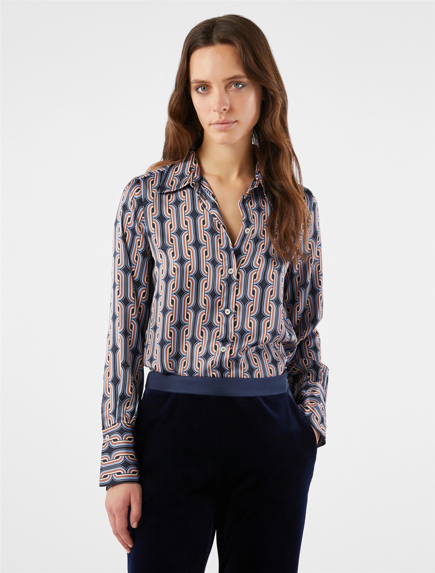 PENNYBLACK 1116034302002 Blu Abbigliamento Donna Camicia PENNYBLACK 1116034302002 Blu Abbigliamento Donna Camicia