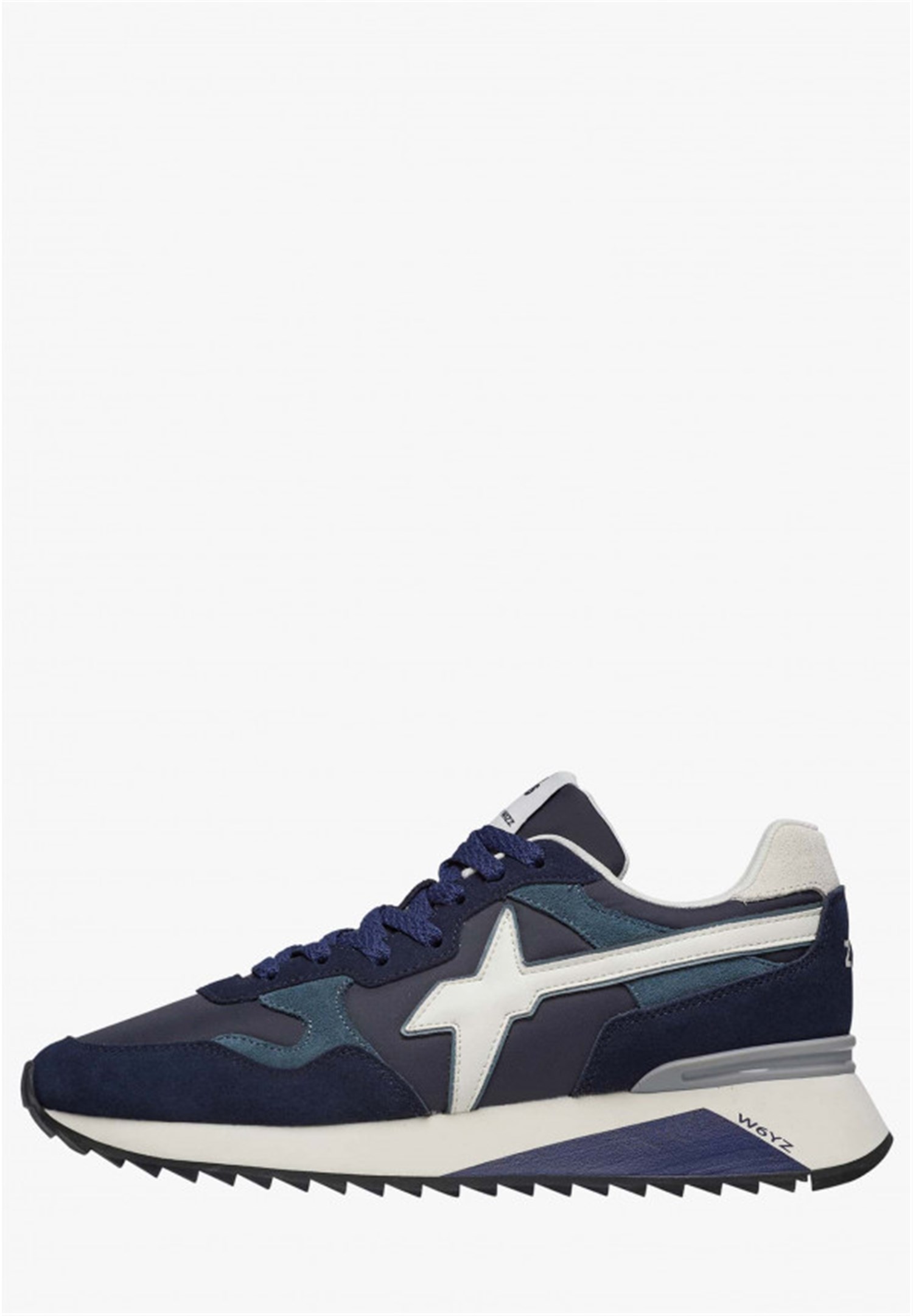 W6YZ 12015185261C69 Blu Scarpe Uomo Sneakers W6YZ 12015185261C69 Blu Scarpe Uomo Sneakers