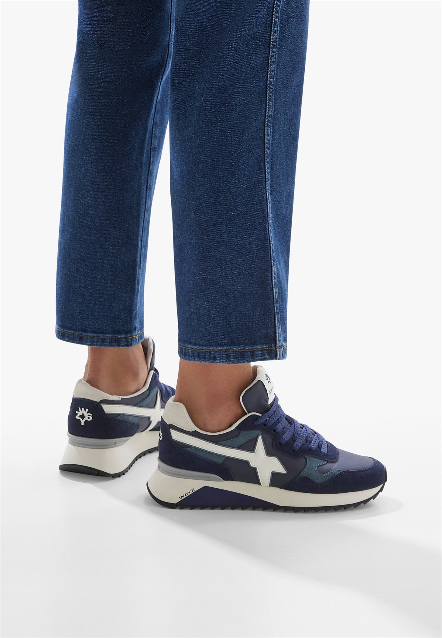 W6YZ 12015185261C69 Blu Scarpe Uomo Sneakers W6YZ 12015185261C69 Blu Scarpe Uomo Sneakers