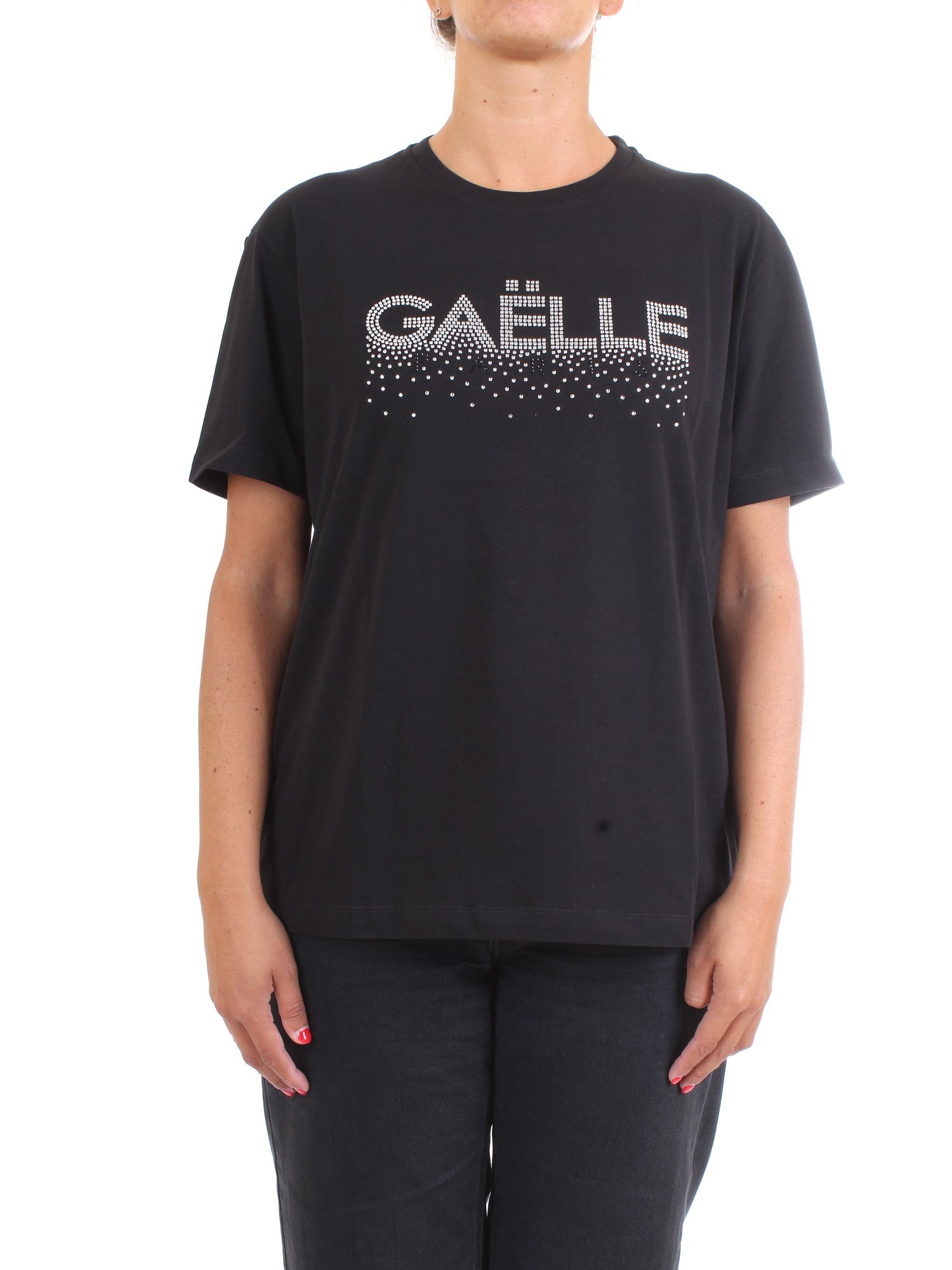 GAELLE PARIS GBD4714 Black Clothing Woman T-Shirt/Polo GAELLE PARIS GBD4714 Black Clothing Woman T-Shirt/Polo