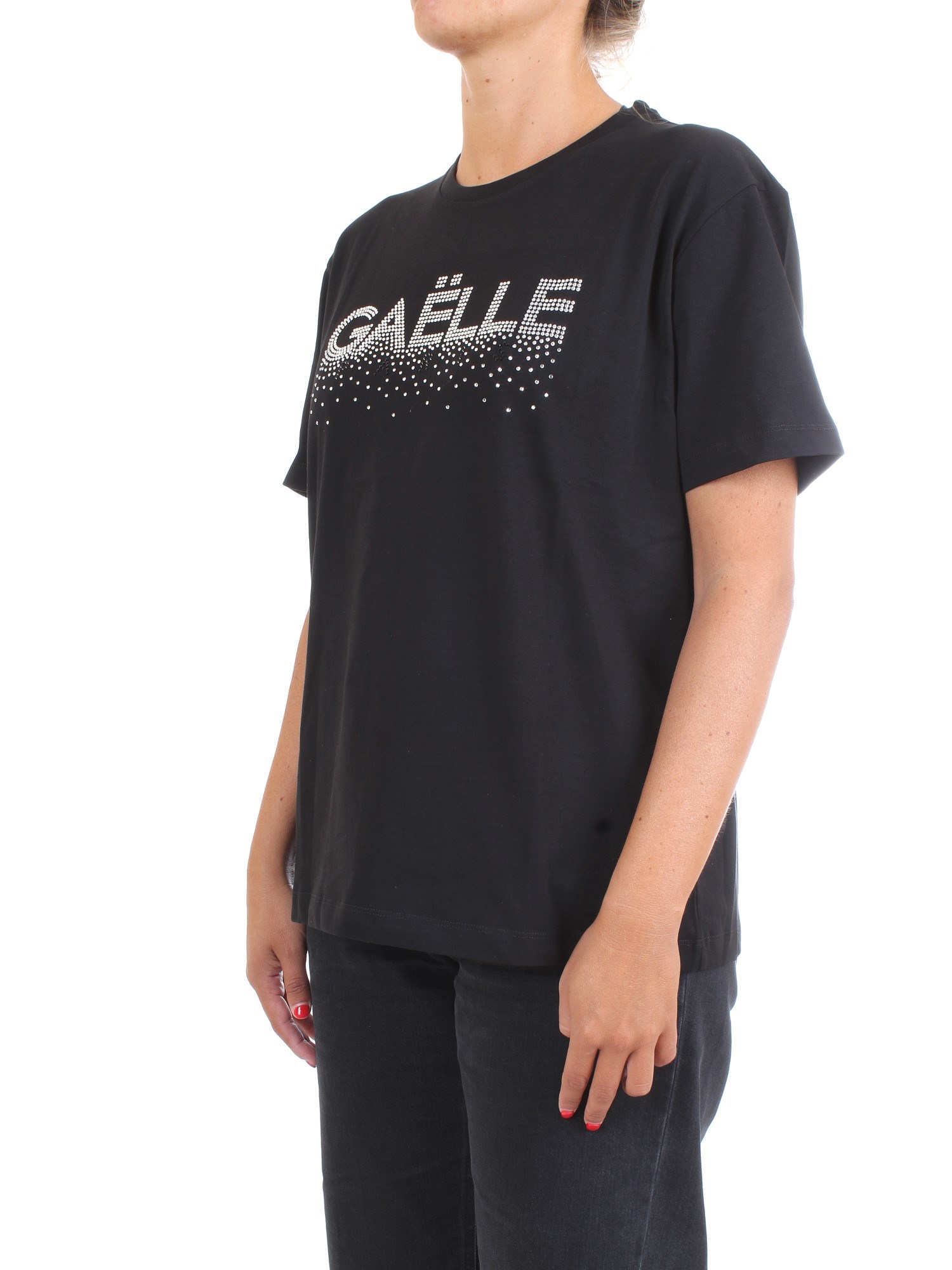 GAELLE PARIS GBD4714 Black Clothing Woman T-Shirt/Polo GAELLE PARIS GBD4714 Black Clothing Woman T-Shirt/Polo