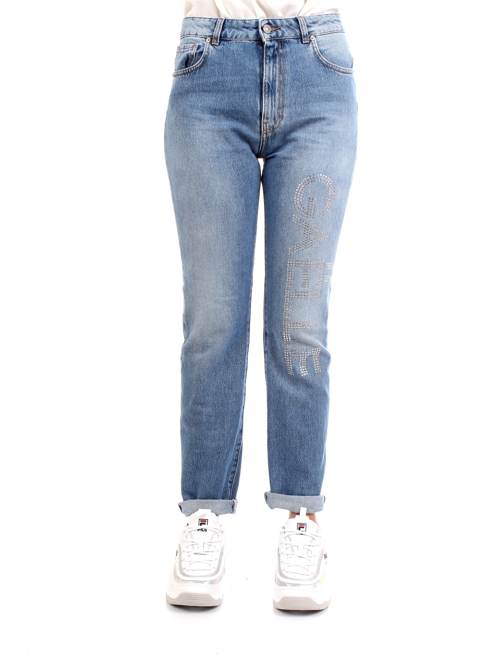 GAELLE PARIS GBD4509 Light blue Clothing Woman Jeans GAELLE PARIS GBD4509 Light blue Clothing Woman Jeans