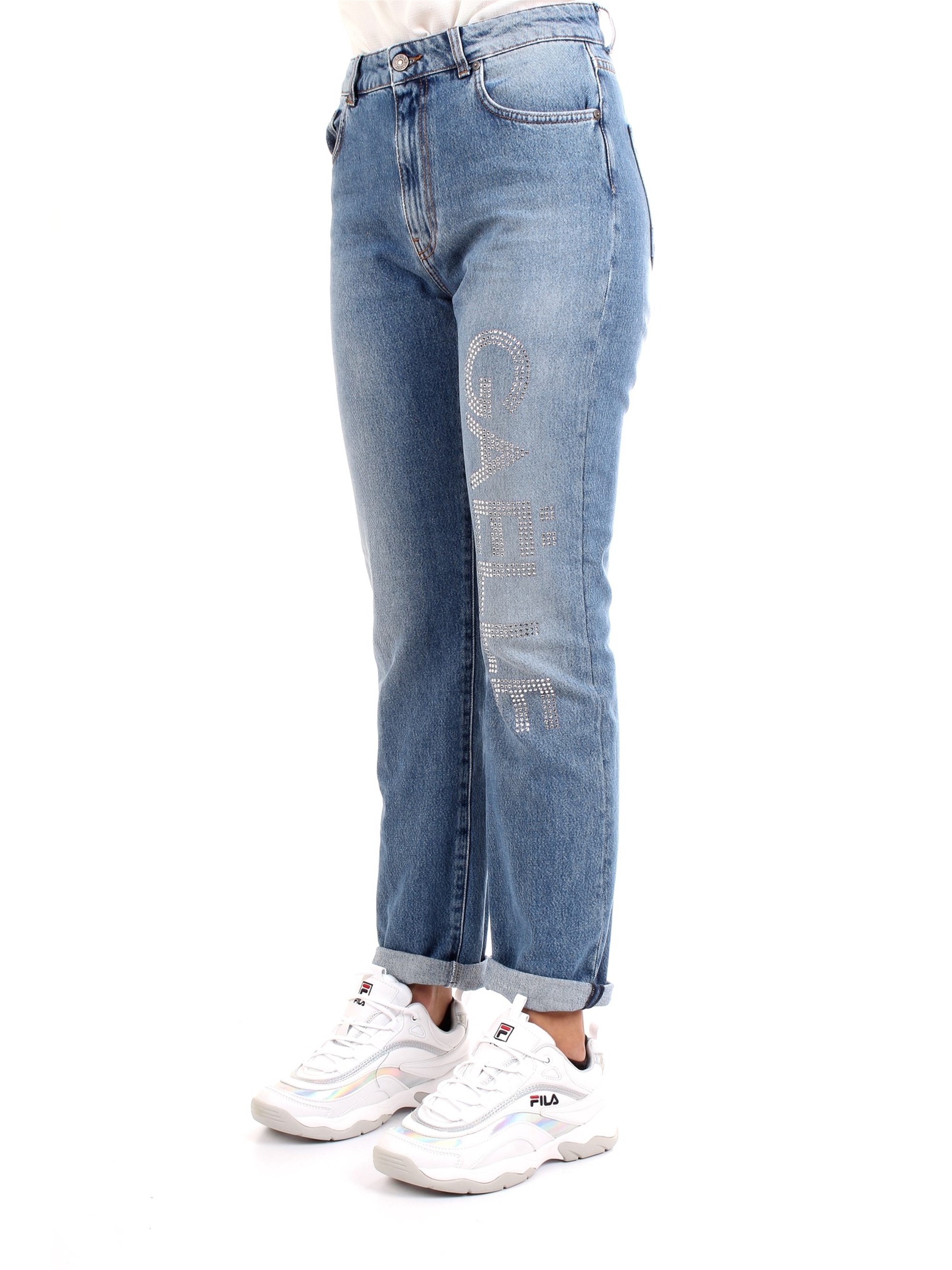 GAELLE PARIS GBD4509 Light blue Clothing Woman Jeans GAELLE PARIS GBD4509 Light blue Clothing Woman Jeans