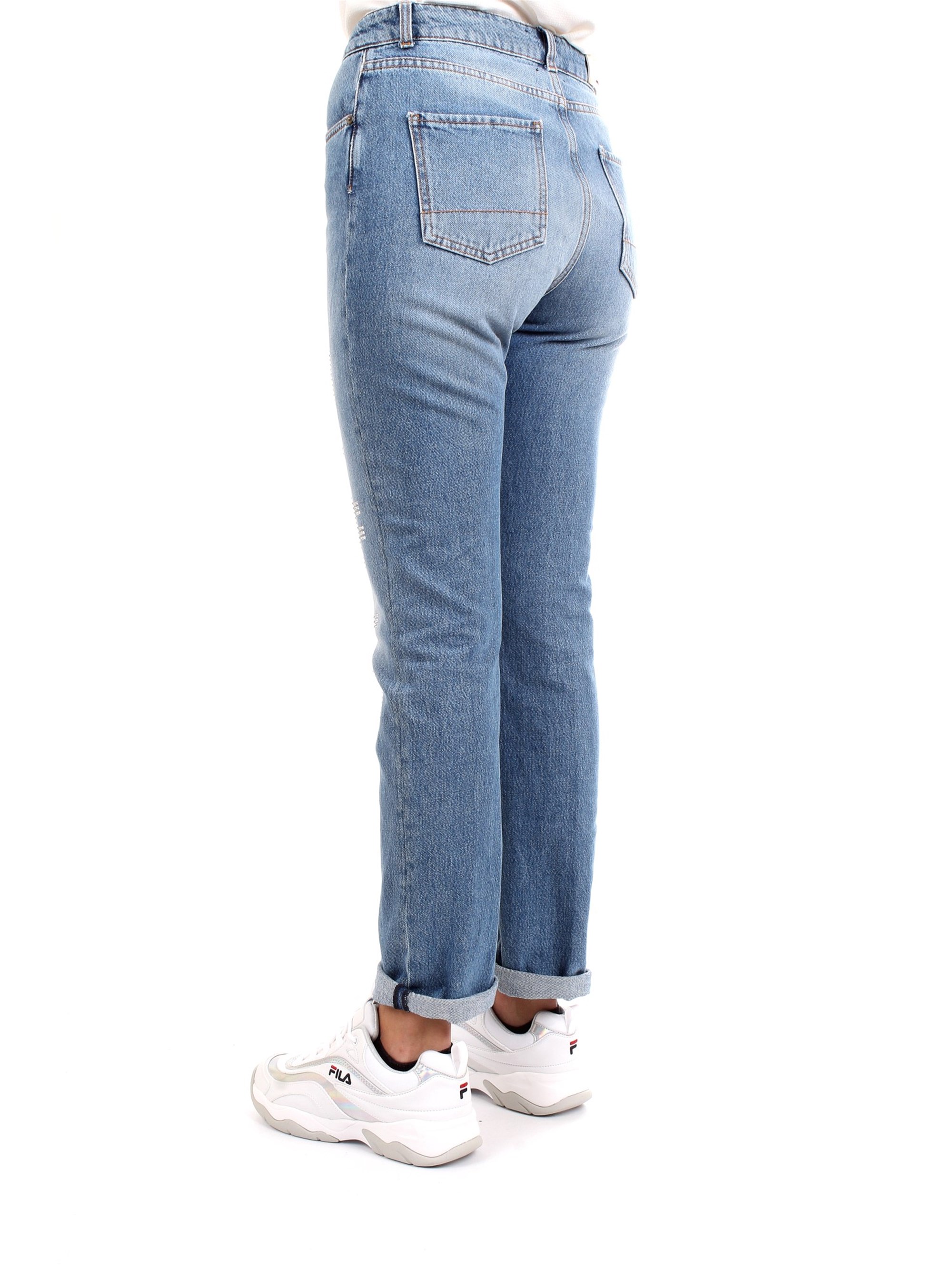 GAELLE PARIS GBD4509 Light blue Clothing Woman Jeans GAELLE PARIS GBD4509 Light blue Clothing Woman Jeans