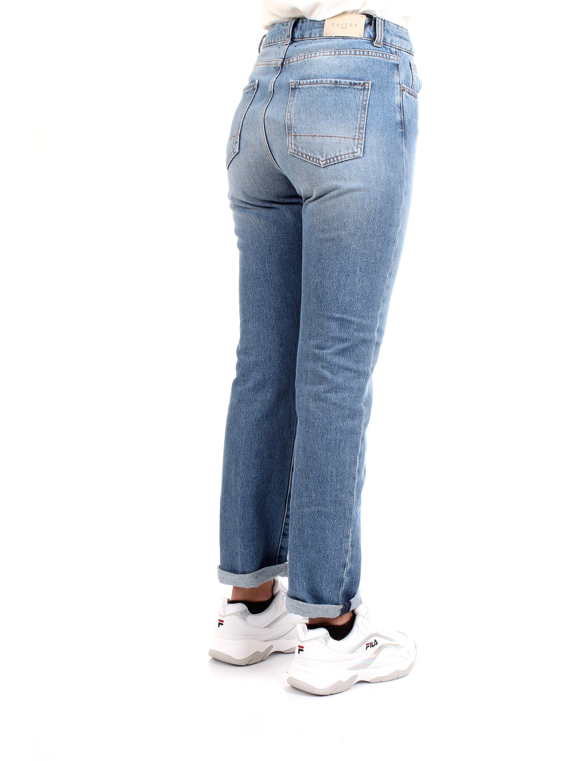 GAELLE PARIS GBD4509 Light blue Clothing Woman Jeans GAELLE PARIS GBD4509 Light blue Clothing Woman Jeans