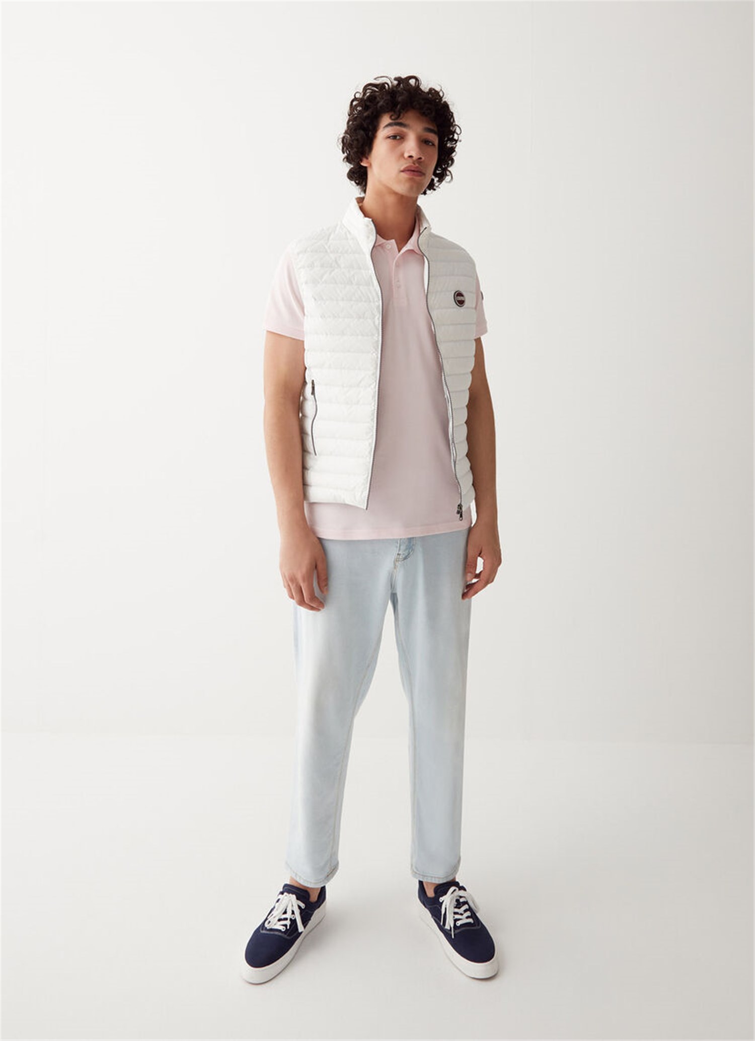COLMAR ORIGINALS 1278R White Clothing Man Gilet COLMAR ORIGINALS 1278R White Clothing Man Gilet