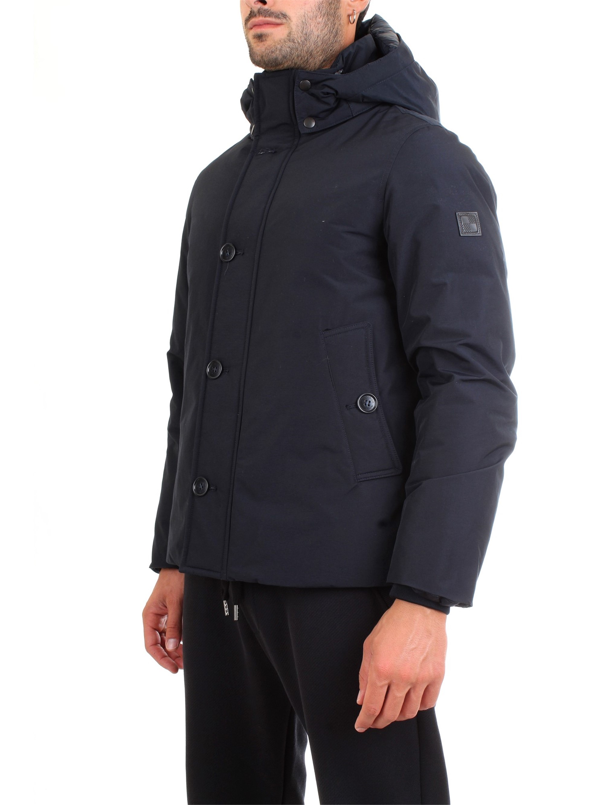 WOOLRICH WOCPS2940 Blue Clothing Man Jacket WOOLRICH WOCPS2940 Blue Clothing Man Jacket