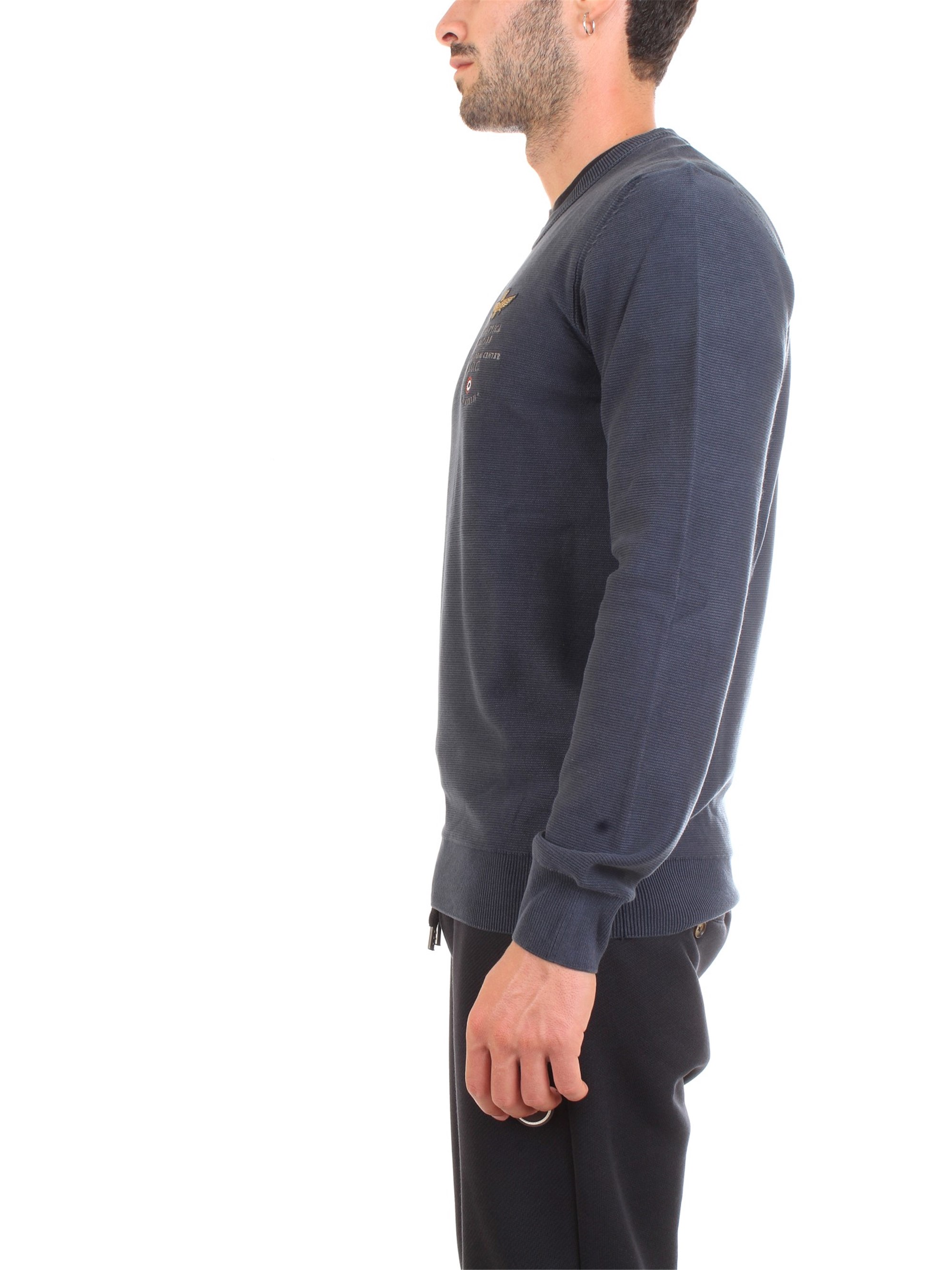 AERONAUTICA MILITARE 192MA1158L282 Blue Clothing Man Pullover AERONAUTICA MILITARE 192MA1158L282 Blue Clothing Man Pullover