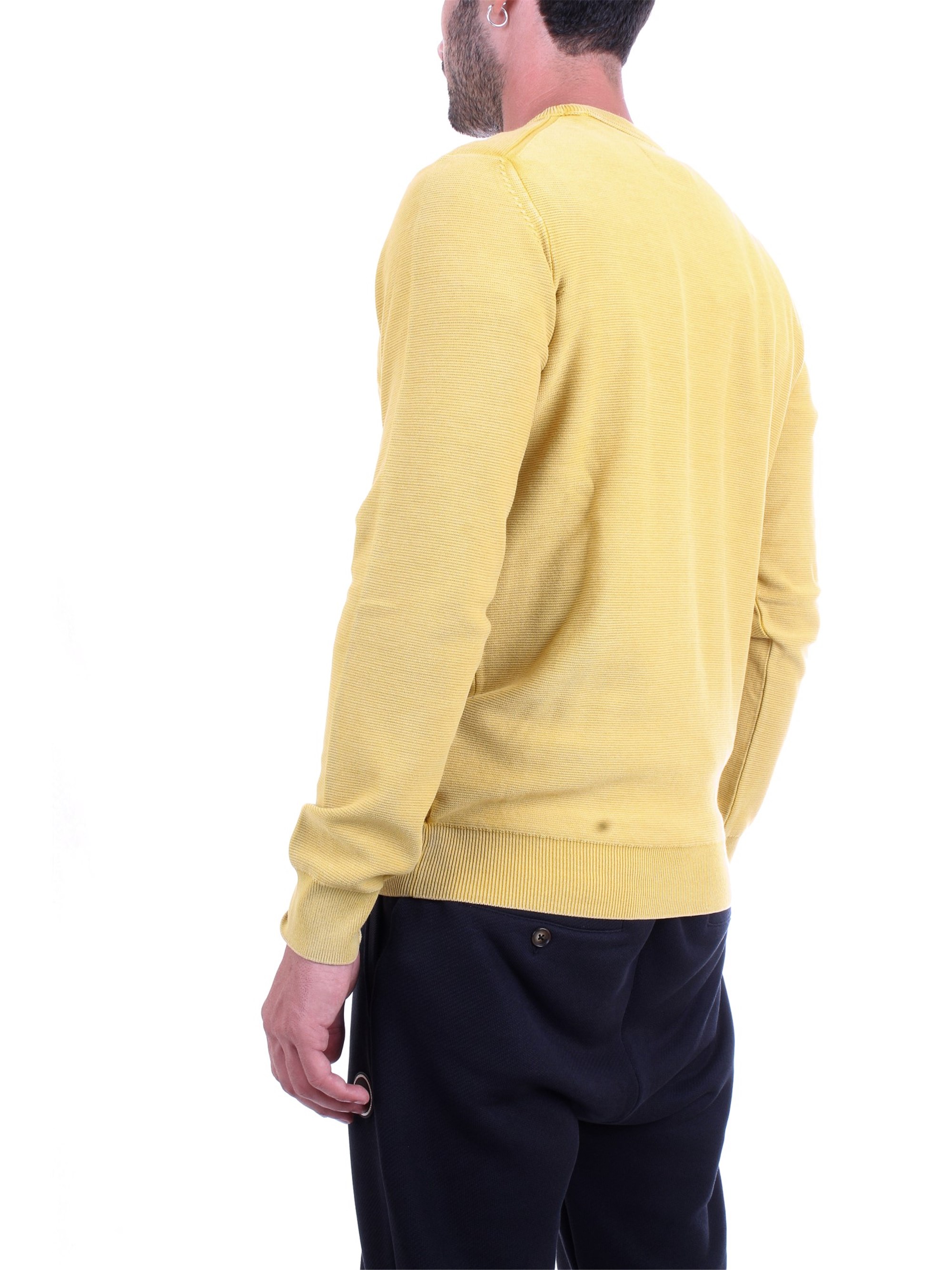 AERONAUTICA MILITARE 192MA1158L282 Yellow Clothing Man Pullover AERONAUTICA MILITARE 192MA1158L282 Yellow Clothing Man Pullover