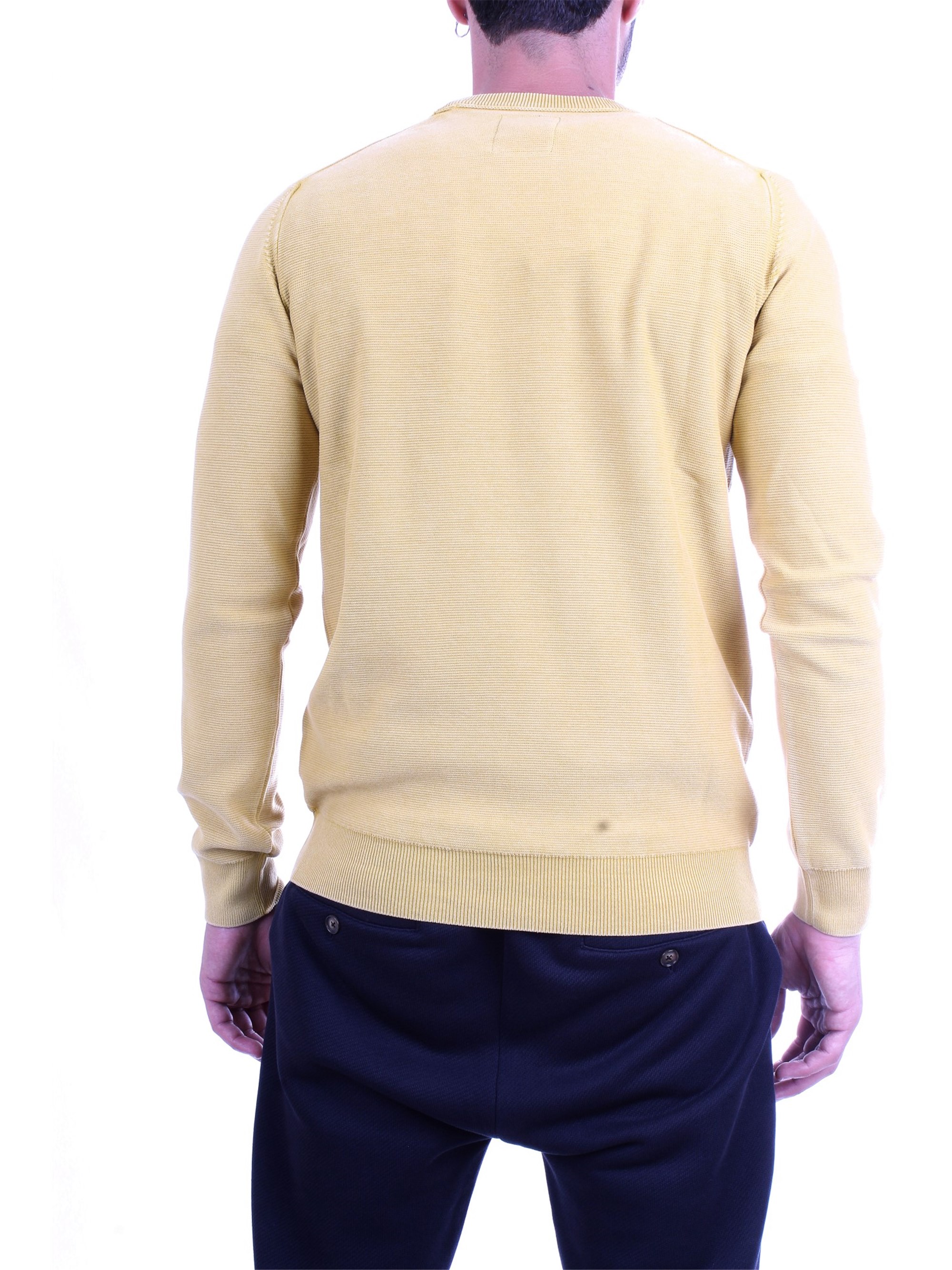 AERONAUTICA MILITARE 192MA1158L282 Yellow Clothing Man Pullover AERONAUTICA MILITARE 192MA1158L282 Yellow Clothing Man Pullover