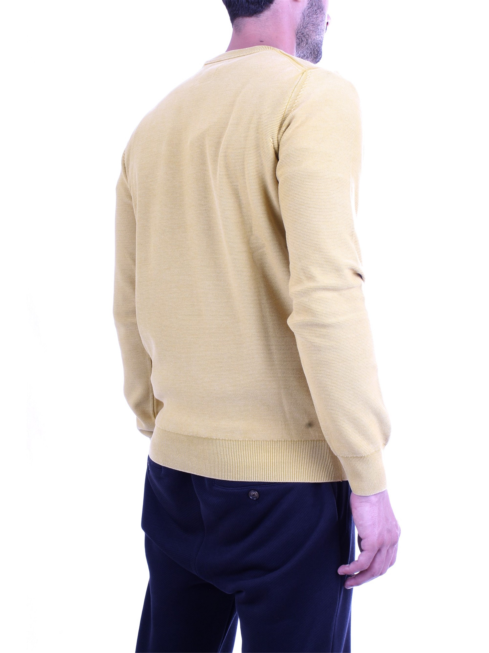 AERONAUTICA MILITARE 192MA1158L282 Yellow Clothing Man Pullover AERONAUTICA MILITARE 192MA1158L282 Yellow Clothing Man Pullover