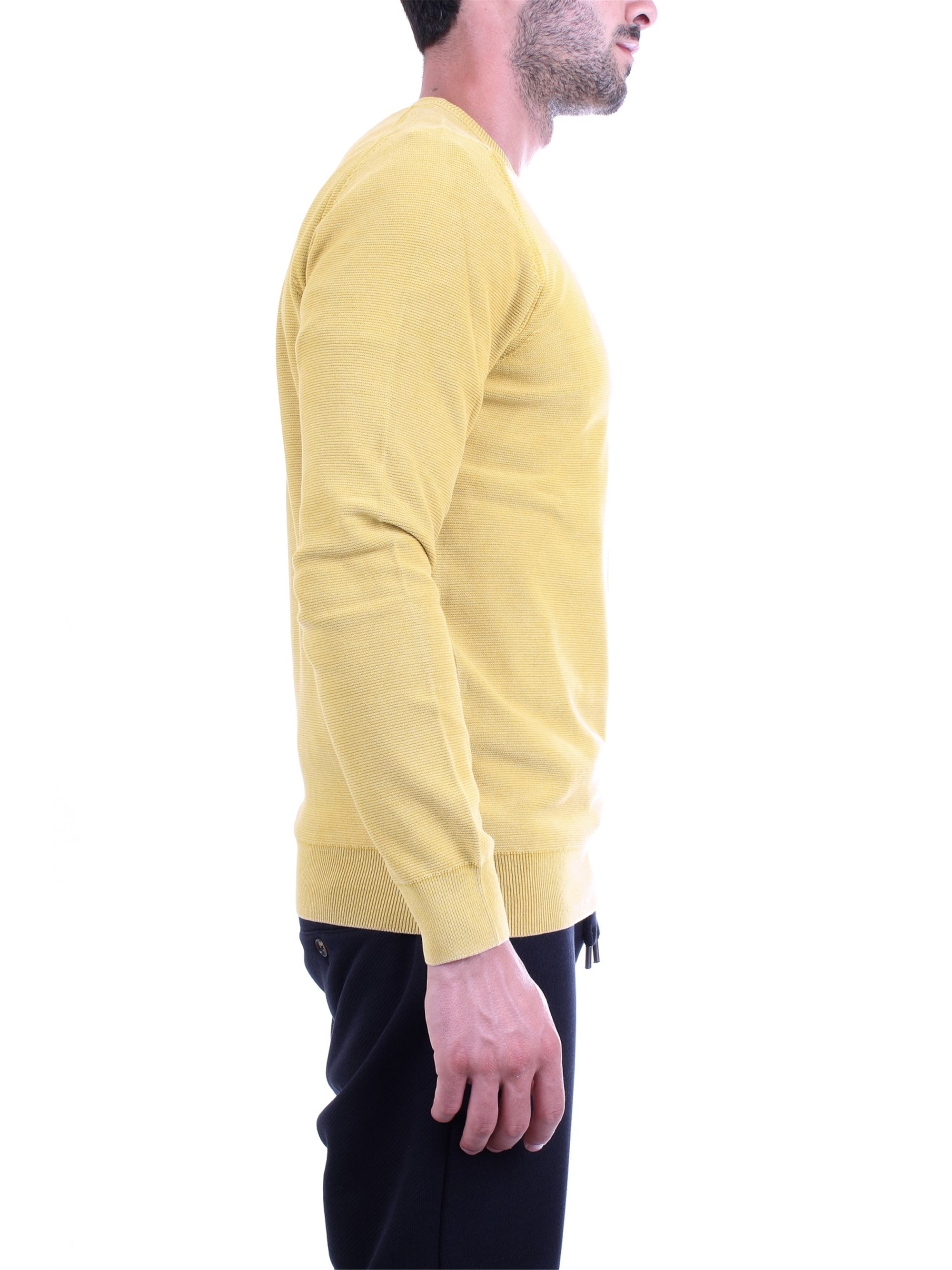 AERONAUTICA MILITARE 192MA1158L282 Yellow Clothing Man Pullover AERONAUTICA MILITARE 192MA1158L282 Yellow Clothing Man Pullover