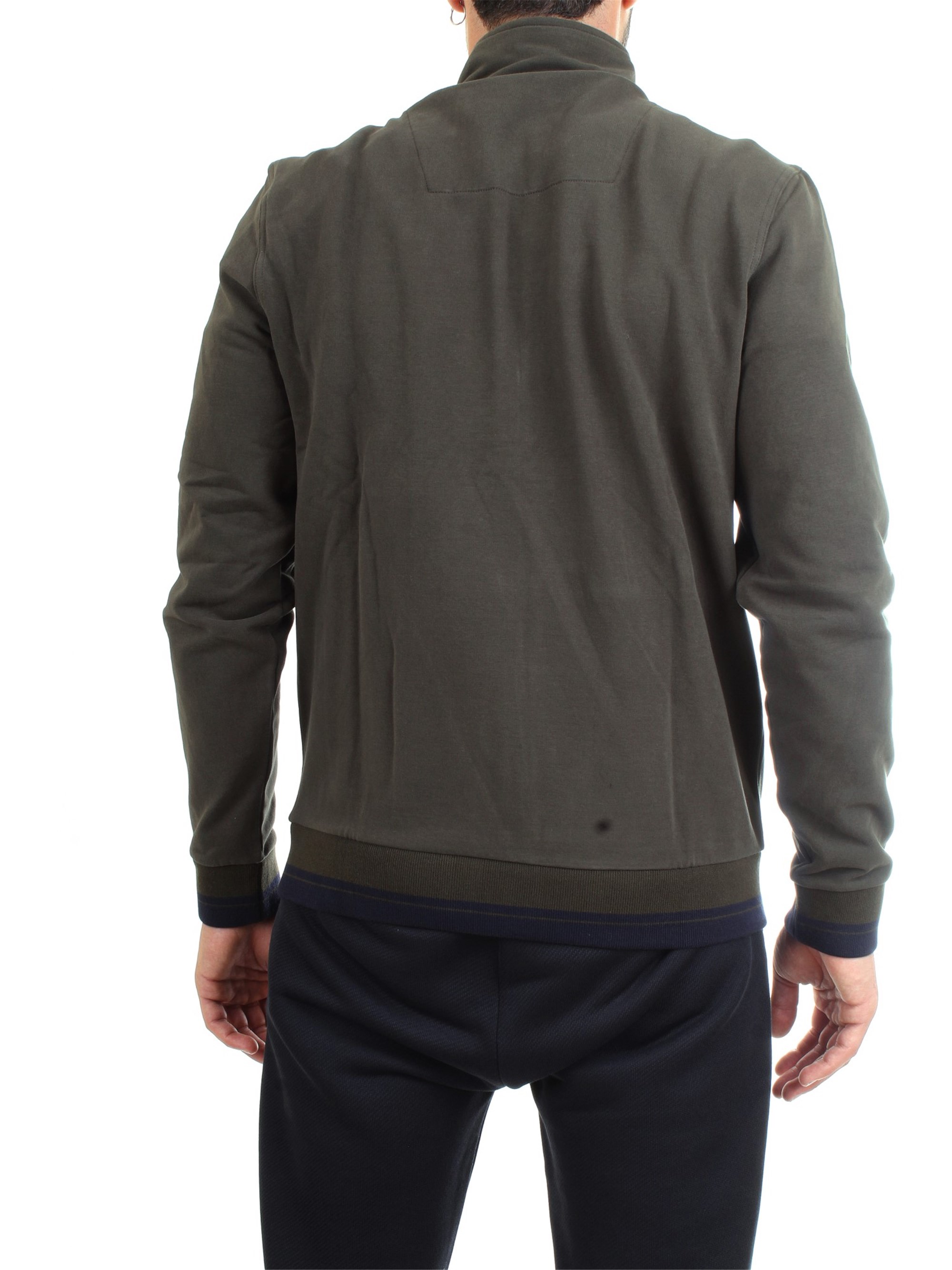 AERONAUTICA MILITARE 192FE1305F313 Green Clothing Man Sweater AERONAUTICA MILITARE 192FE1305F313 Green Clothing Man Sweater