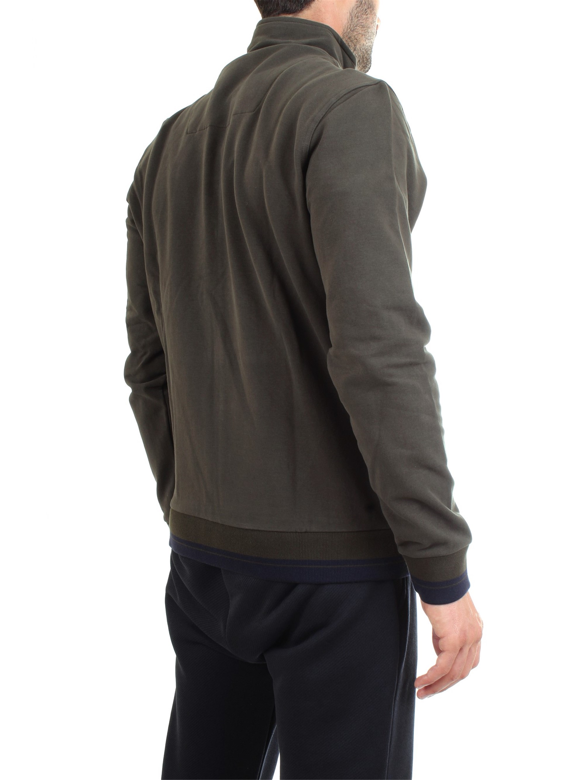 AERONAUTICA MILITARE 192FE1305F313 Green Clothing Man Sweater AERONAUTICA MILITARE 192FE1305F313 Green Clothing Man Sweater