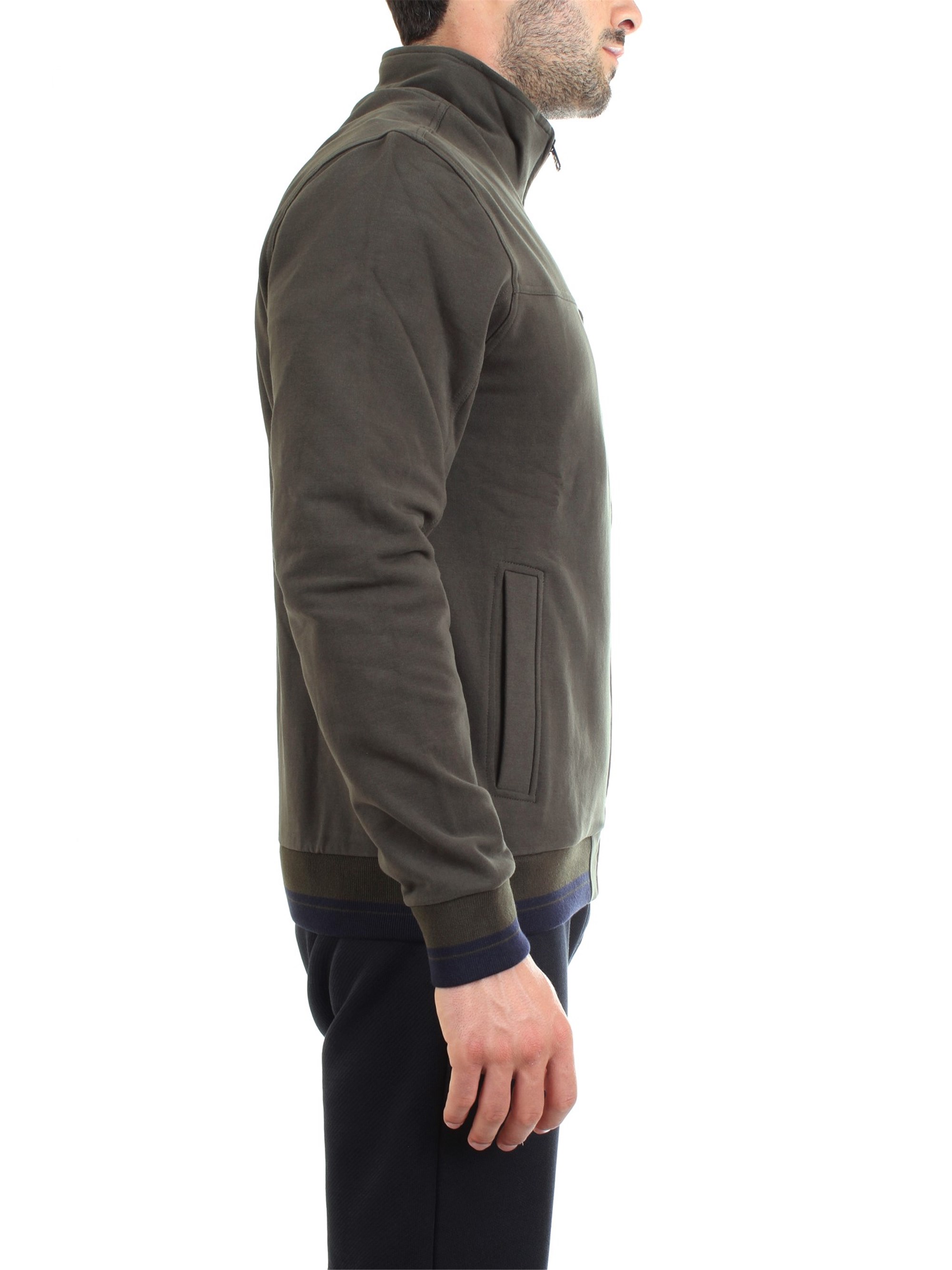 AERONAUTICA MILITARE 192FE1305F313 Green Clothing Man Sweater AERONAUTICA MILITARE 192FE1305F313 Green Clothing Man Sweater