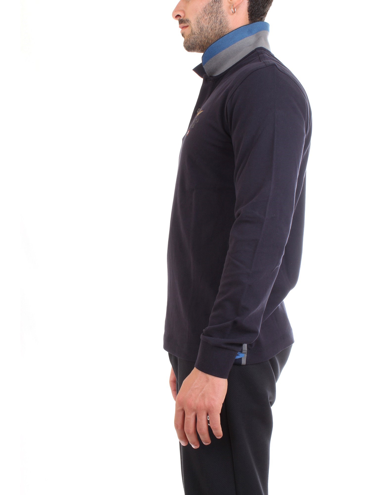 AERONAUTICA MILITARE 192PO1370P116 Blue Clothing Man Polo shirt AERONAUTICA MILITARE 192PO1370P116 Blue Clothing Man Polo shirt