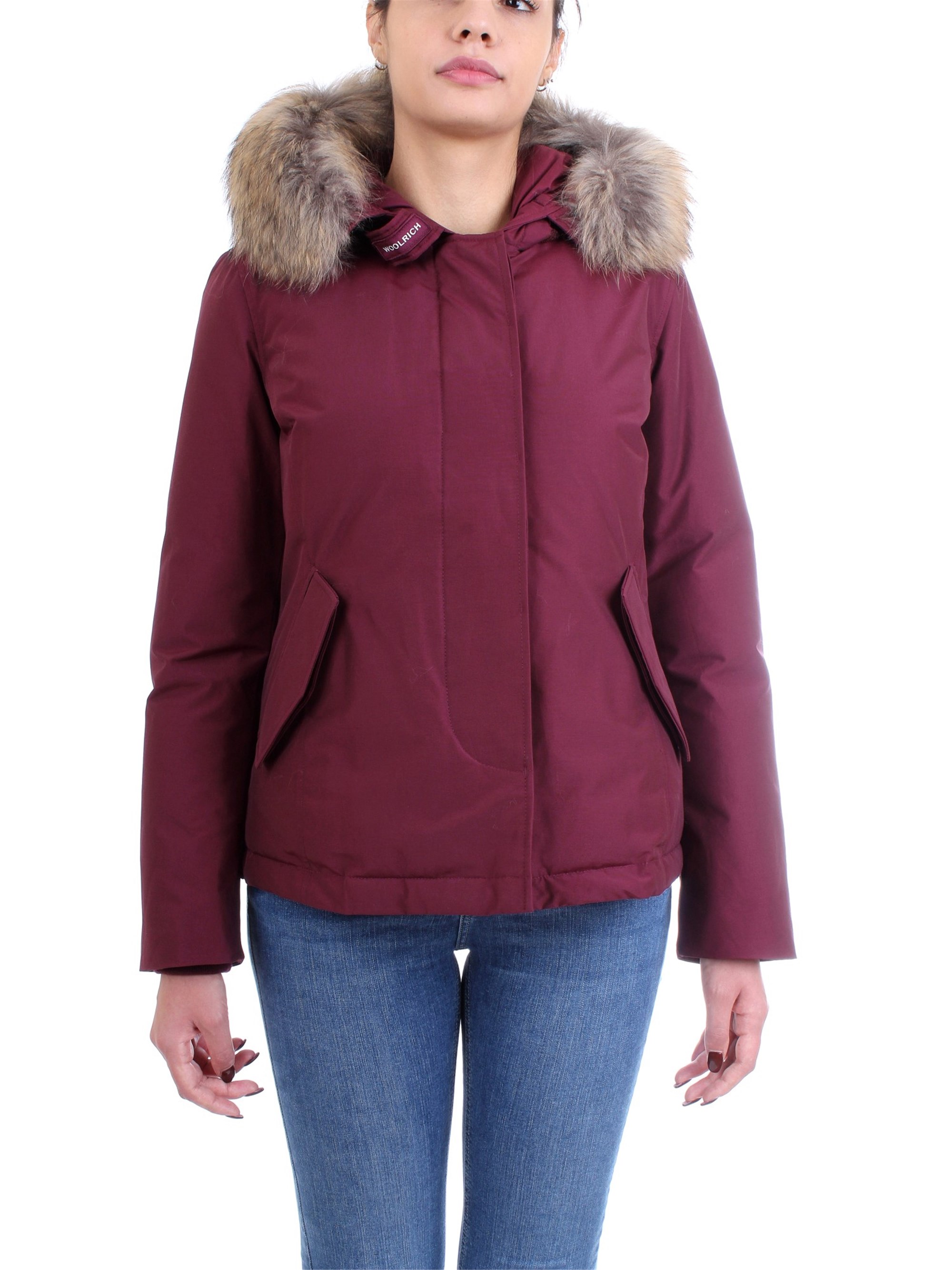 WOOLRICH WWCPS2799 Wine Clothing Woman Duvet WOOLRICH WWCPS2799 Wine Clothing Woman Duvet