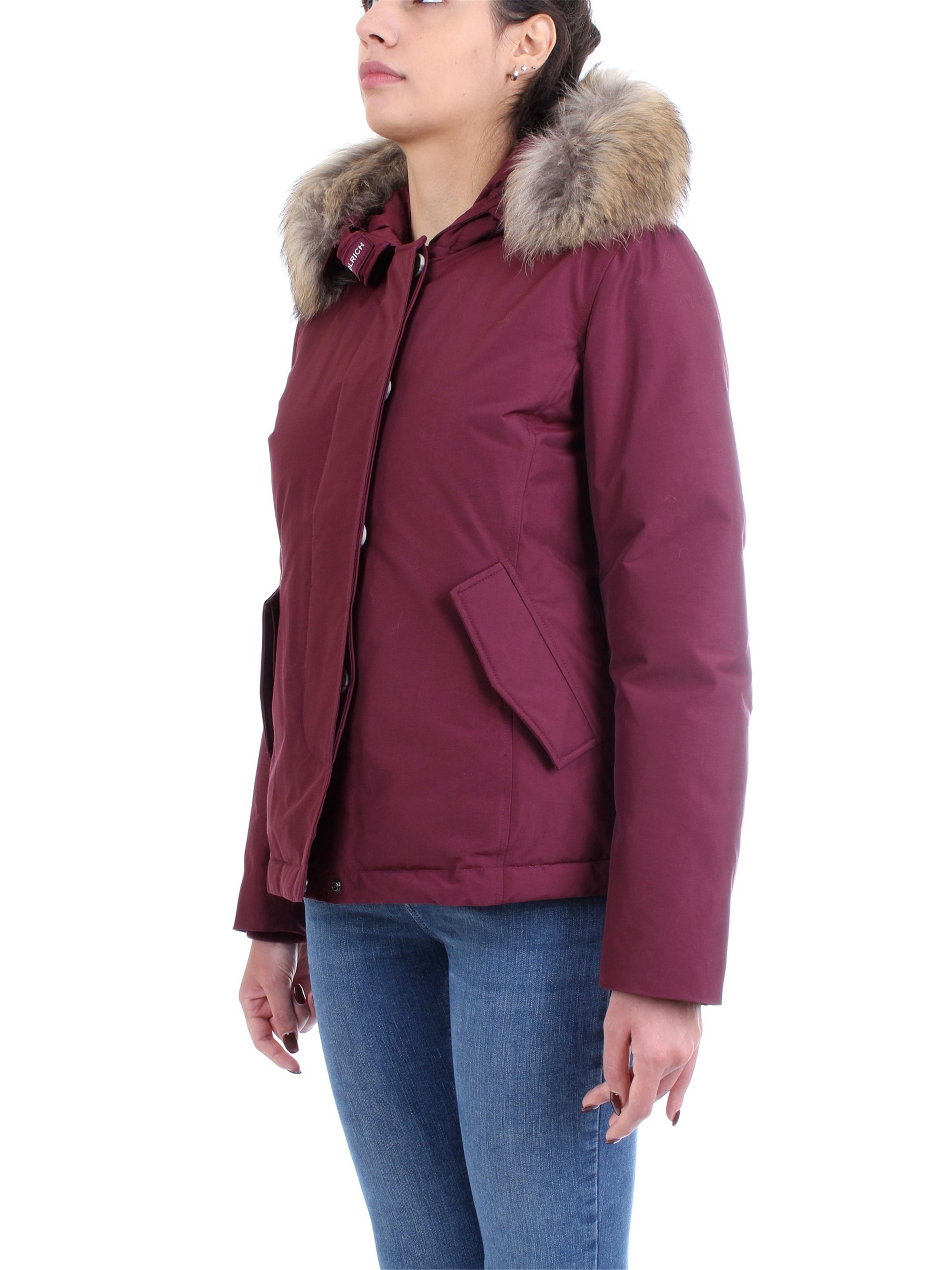 WOOLRICH WWCPS2799 Wine Clothing Woman Duvet WOOLRICH WWCPS2799 Wine Clothing Woman Duvet