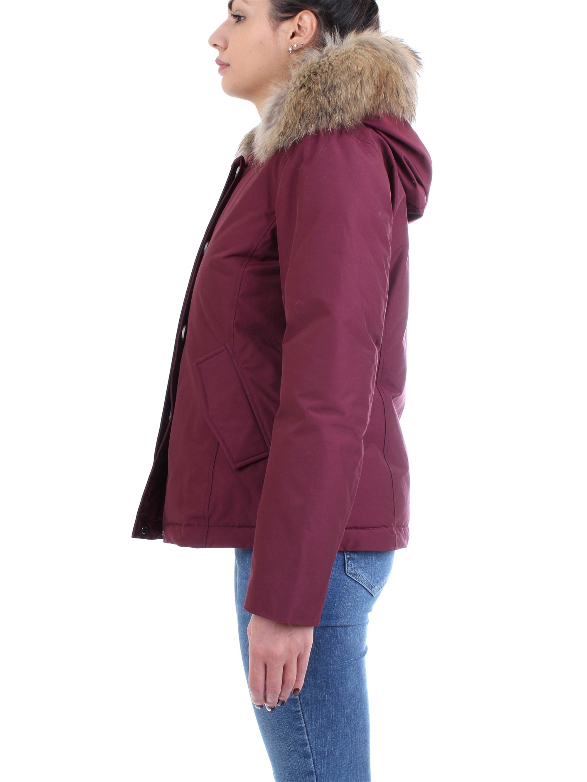 WOOLRICH WWCPS2799 Wine Clothing Woman Duvet WOOLRICH WWCPS2799 Wine Clothing Woman Duvet