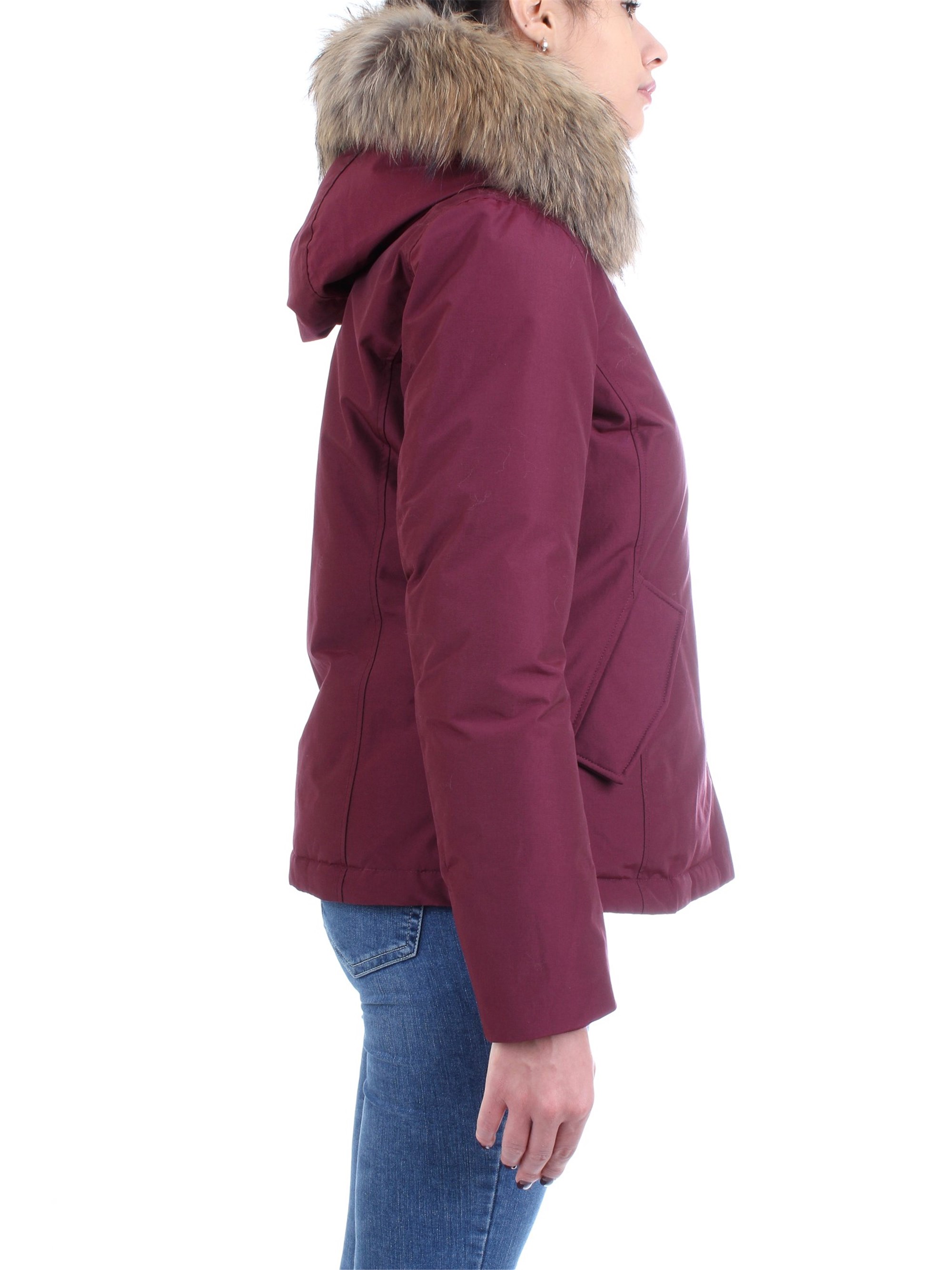 WOOLRICH WWCPS2799 Wine Clothing Woman Duvet WOOLRICH WWCPS2799 Wine Clothing Woman Duvet